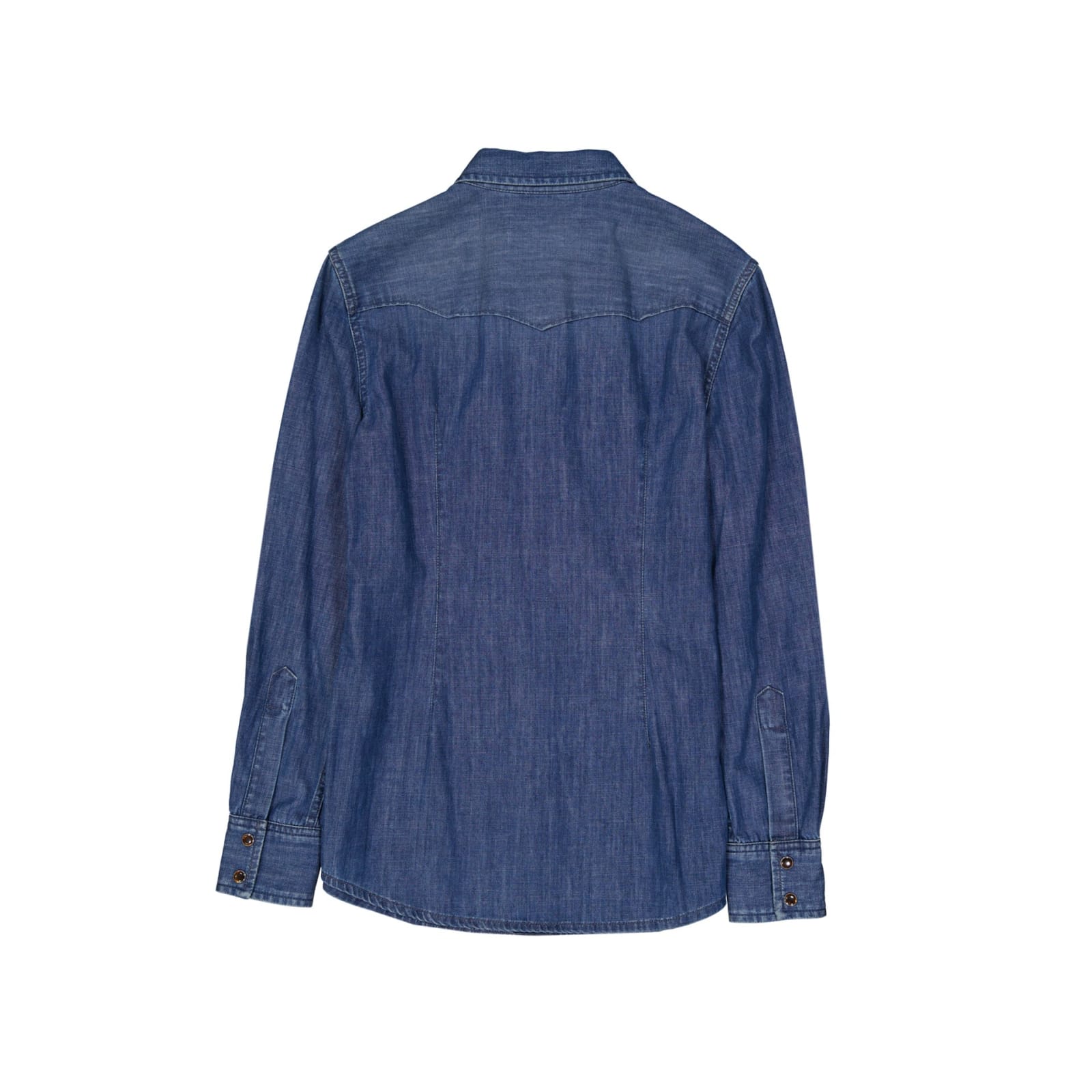 Shop Dolce & Gabbana Denim Shirt In Blue