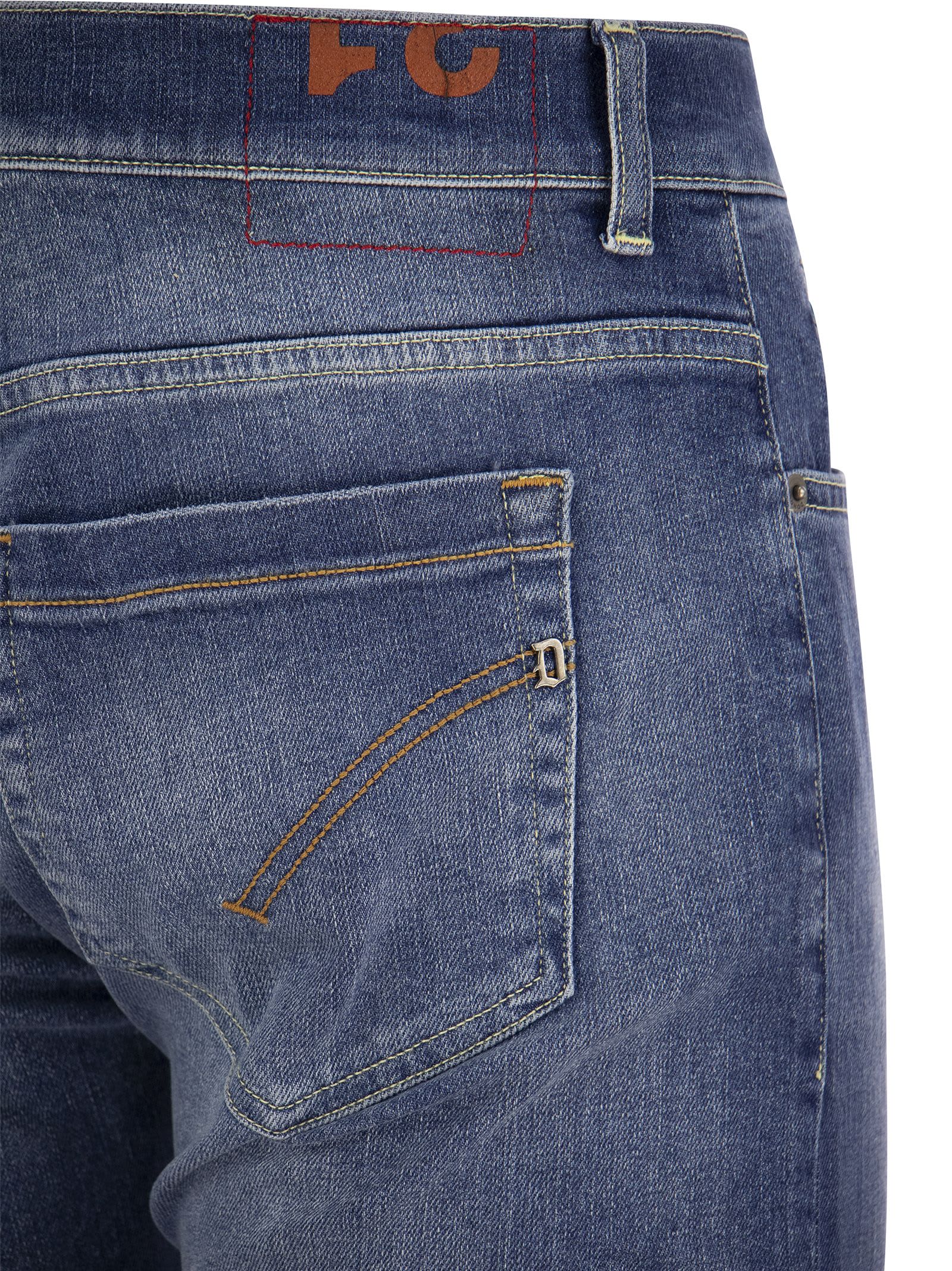 Shop Dondup George - Five Pocket Jeans In Blue