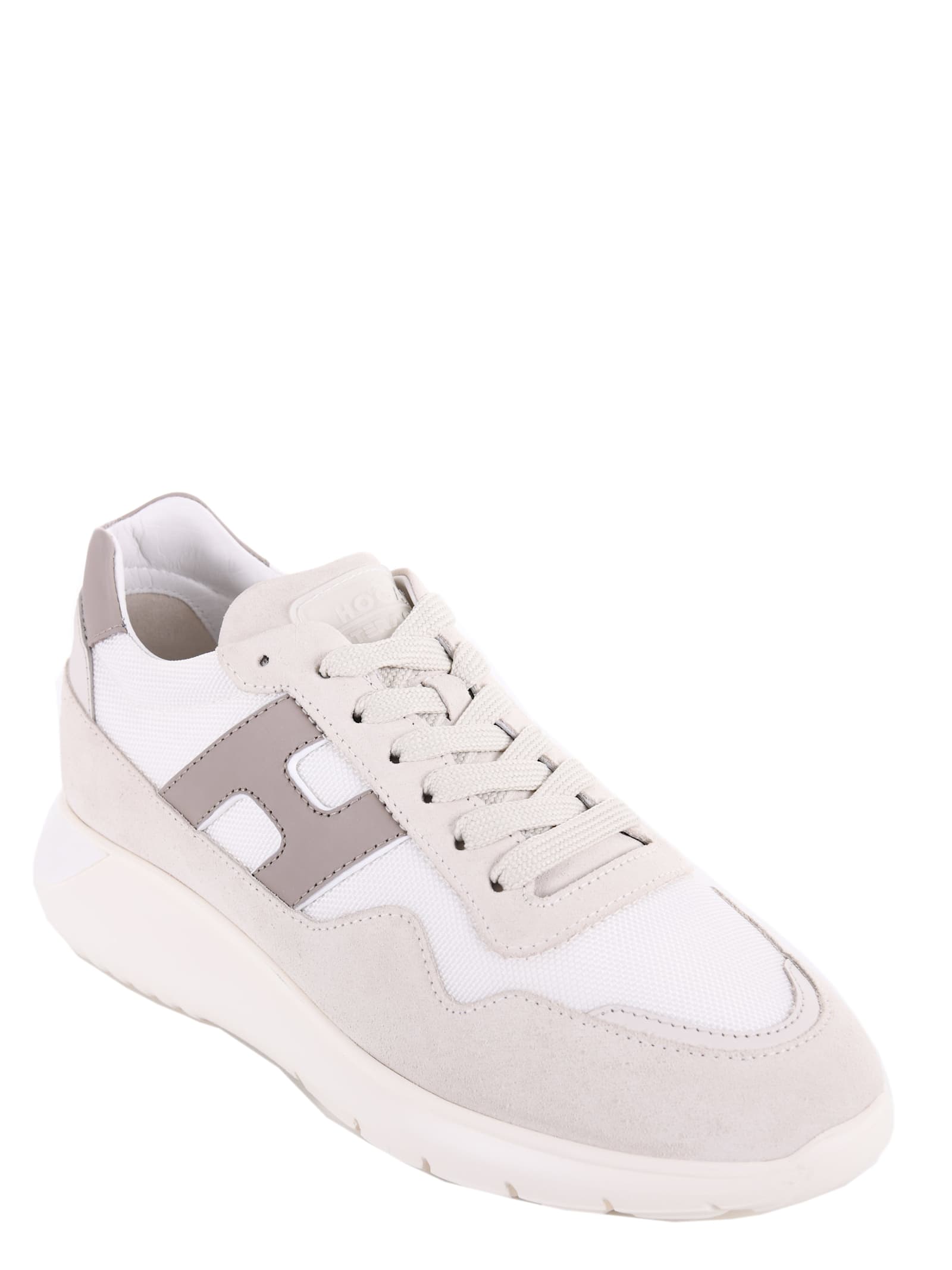 Hogan Interactive³ Sneakers In Bianco/ghiaccio
