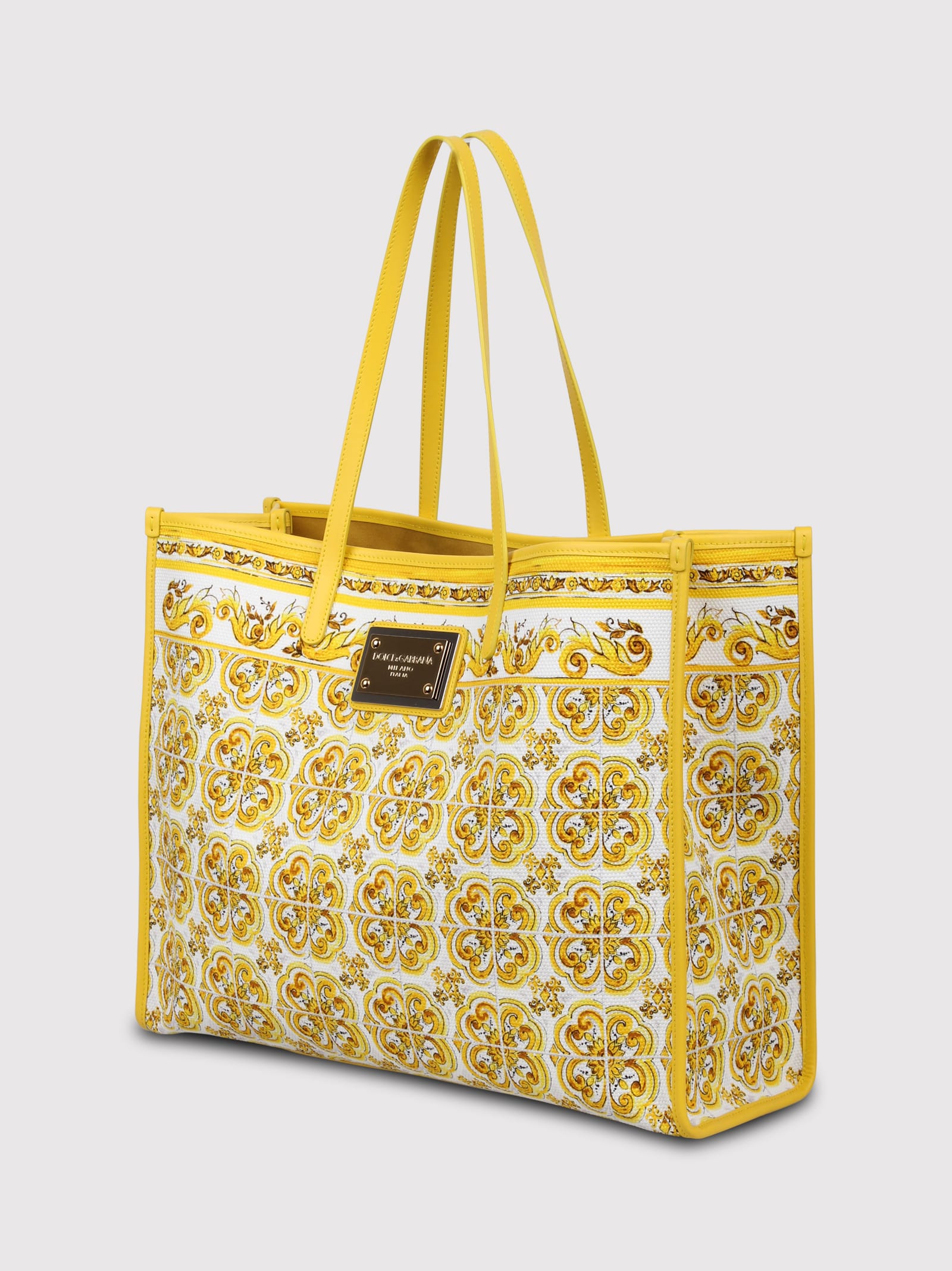 Shop Dolce & Gabbana Large Print Shopper Bags