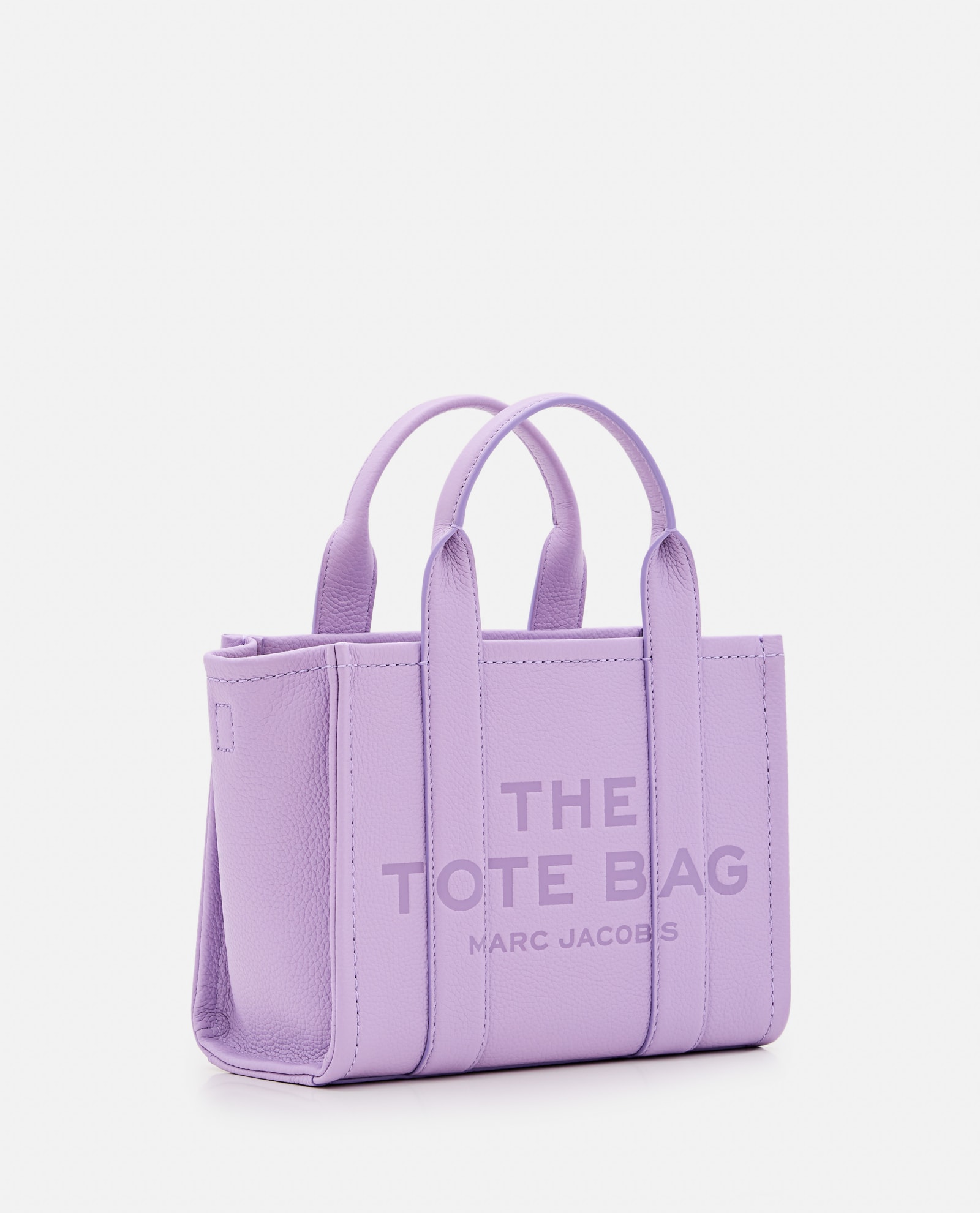 Marc Jacobs The Tote Bag Small Leather Bag In Purple