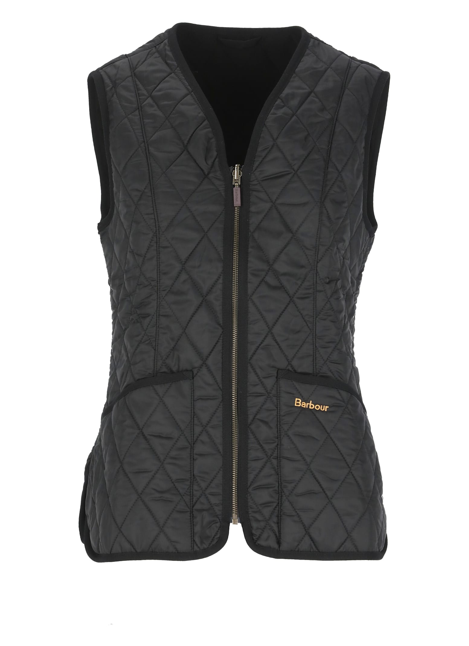 Shop Barbour Betty Sleeveless Jacket In Black