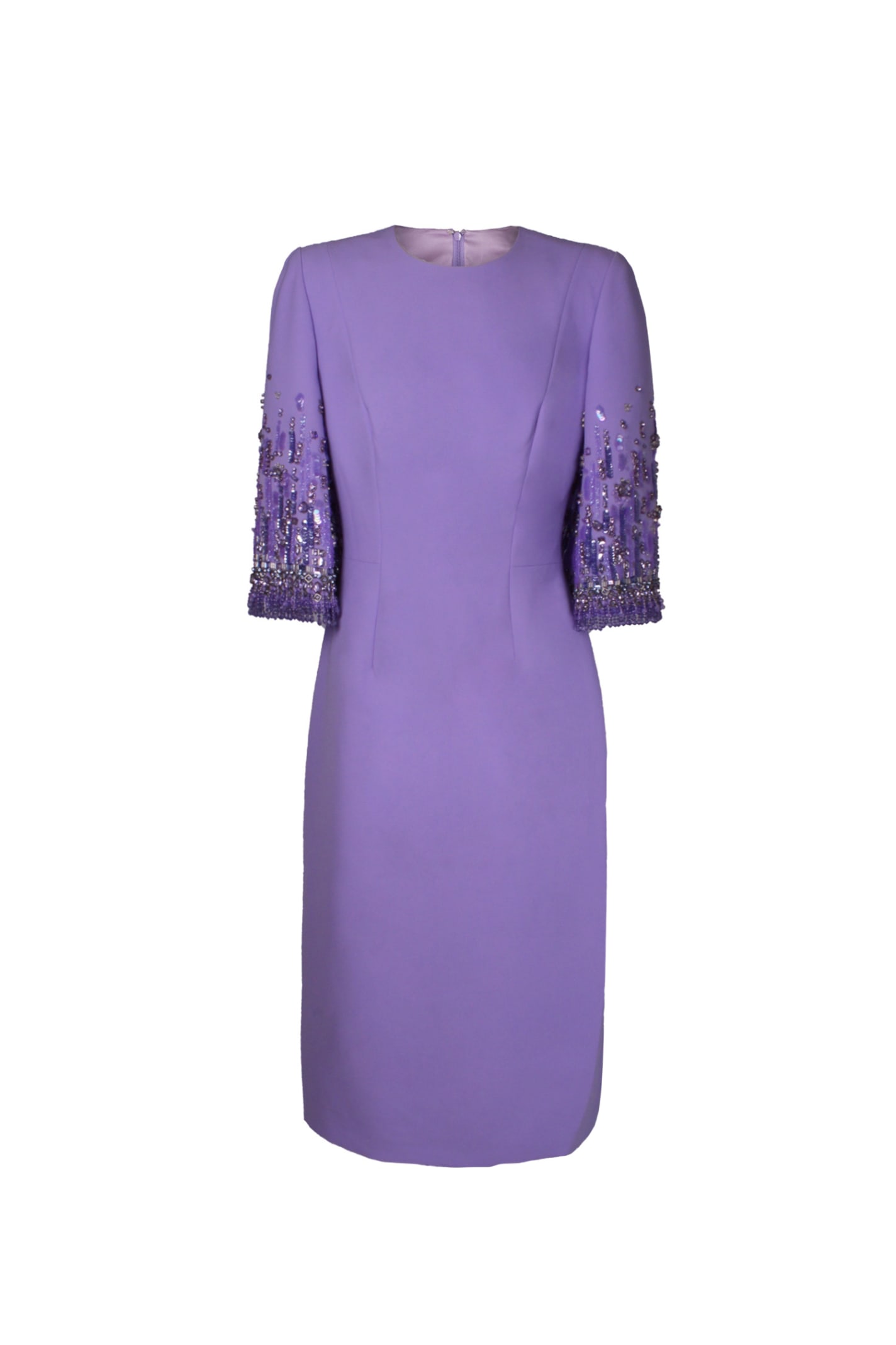 Shop Jenny Packham Dress In Purple