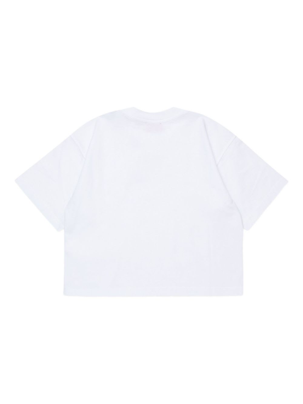 Diesel Kids Tixan T-shirt In White