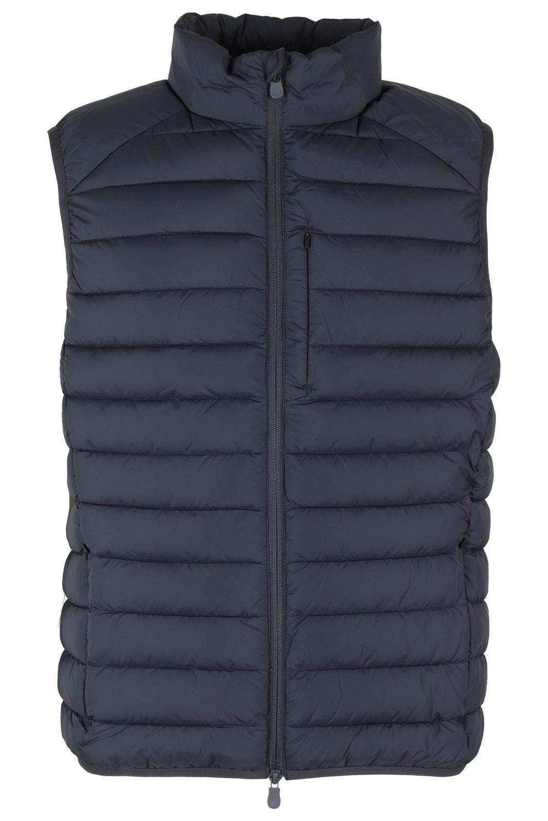 SAVE THE DUCK HIGH-NECK QUILTED GILET