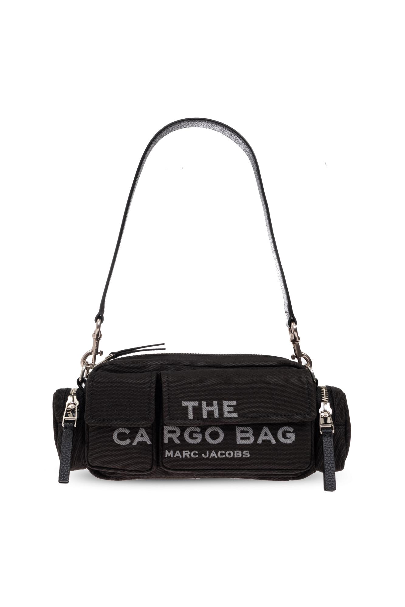 Marc Jacobs The Cargo Canvas Shoulder Bag In Black