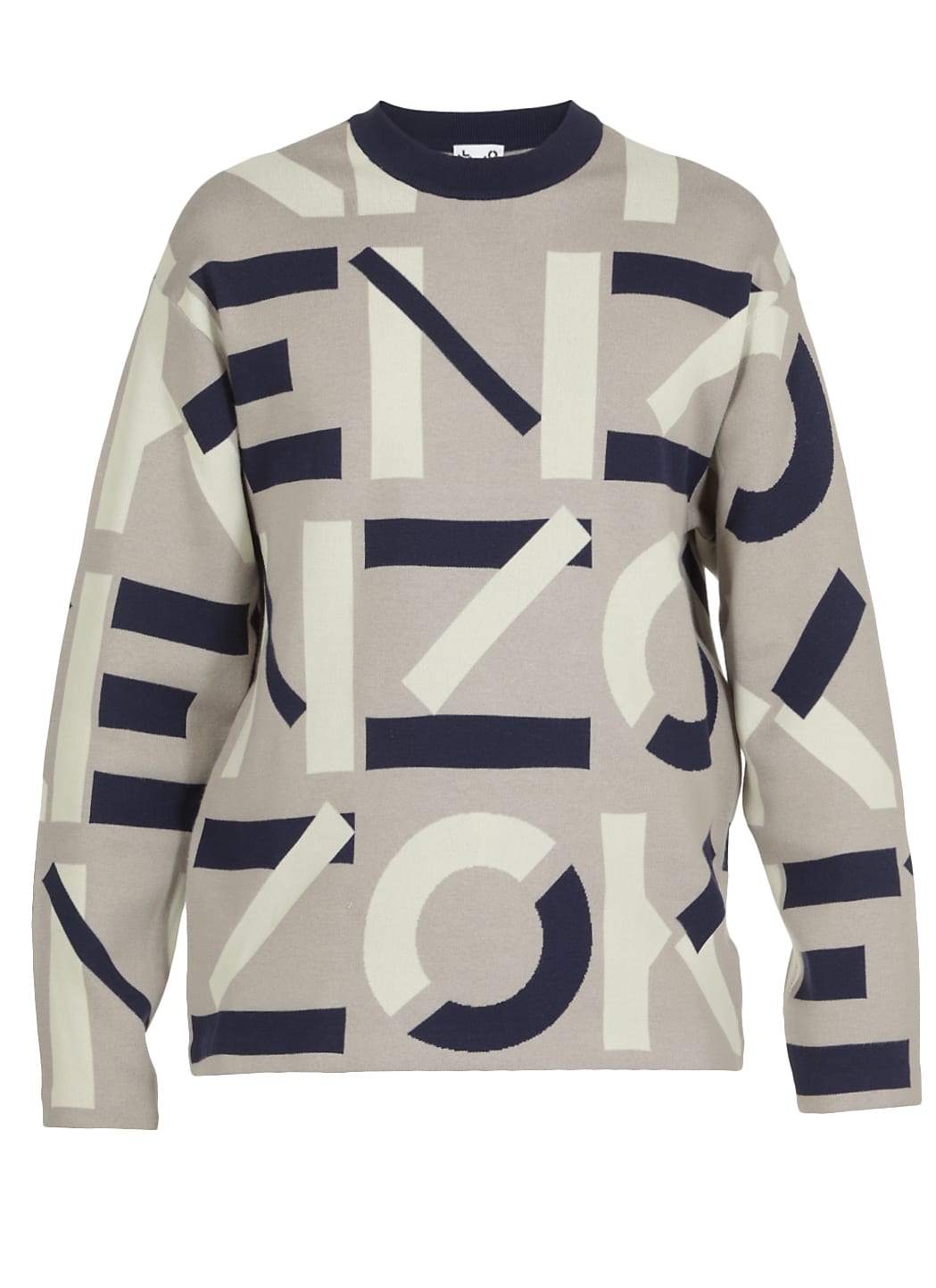 Kenzo Cotton Blend Loged Sweater