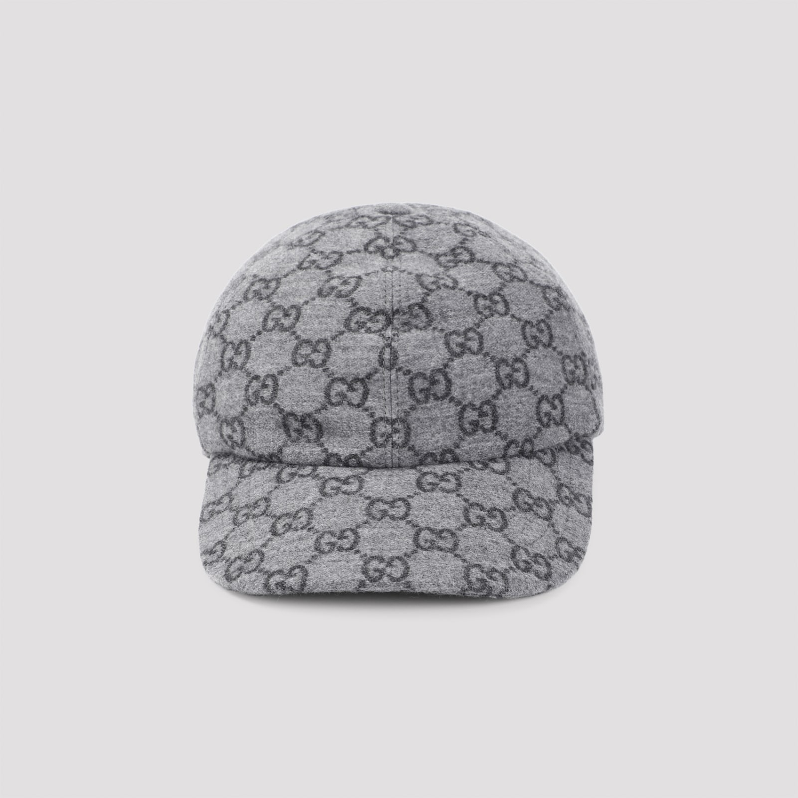 Shop Gucci M Dailly Hat In Grey Dark Grey