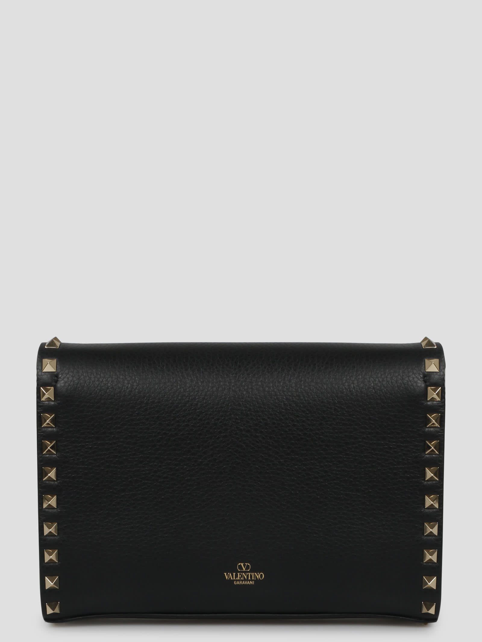 SMALL ROCKSTUD GRAINY CALFSKIN CROSSBODY BAG