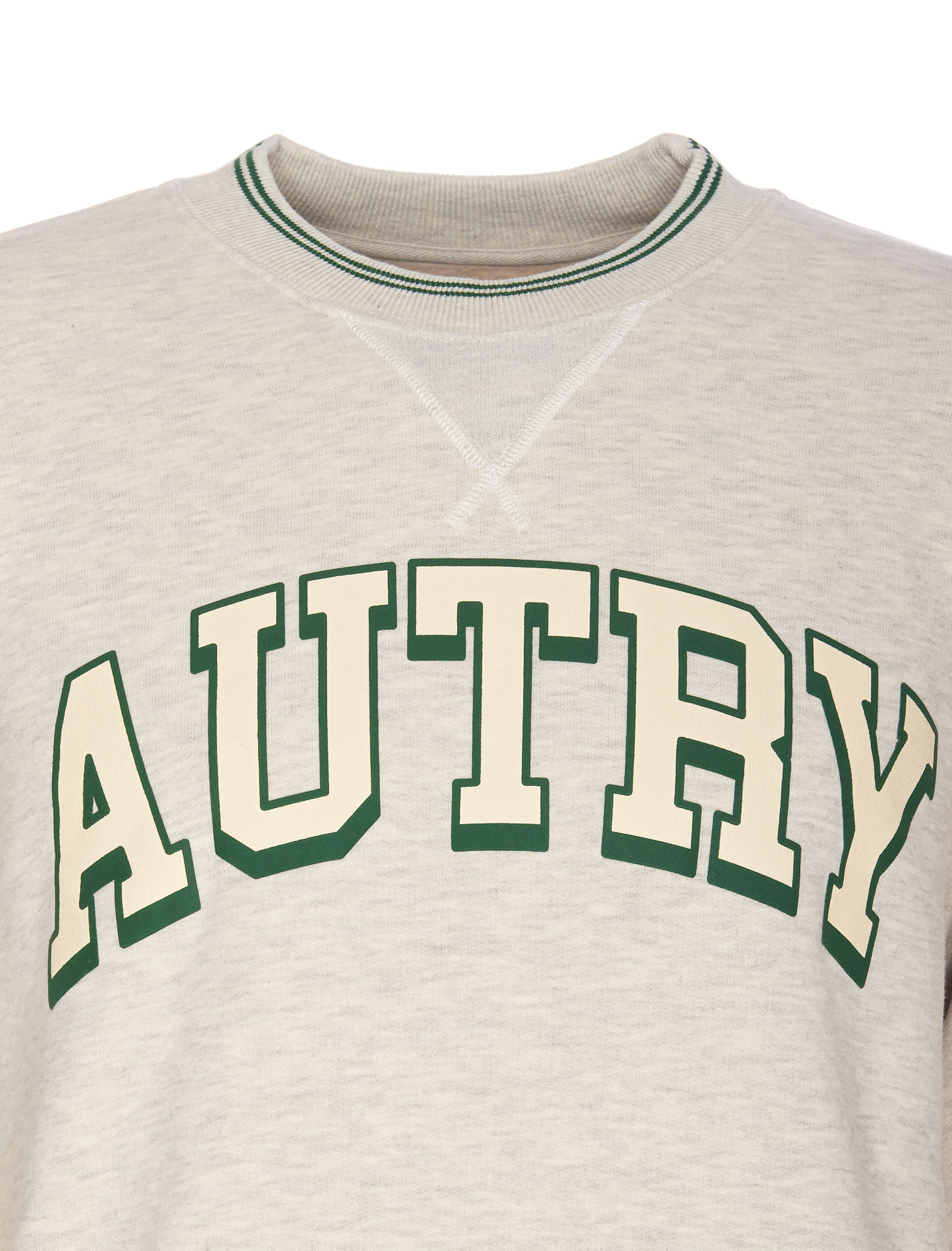 Shop Autry Logo Sweatshirt In White