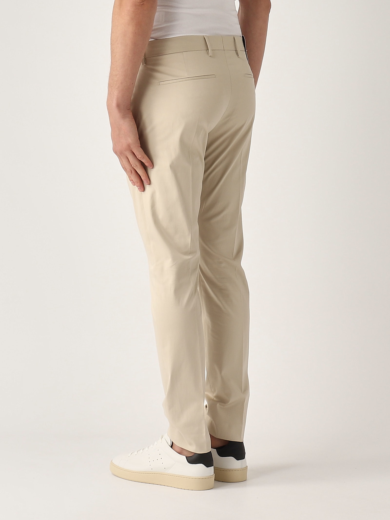 Pt Torino Dieci Slim Pants In Beige