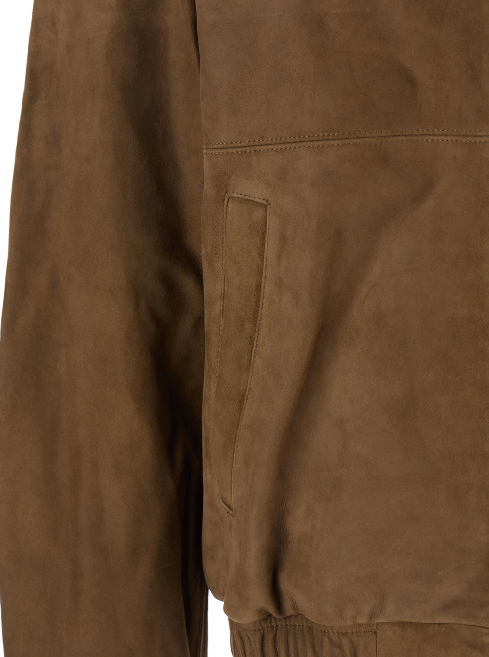 Dunst Unisex Suede Drizzler Jacket In Brown