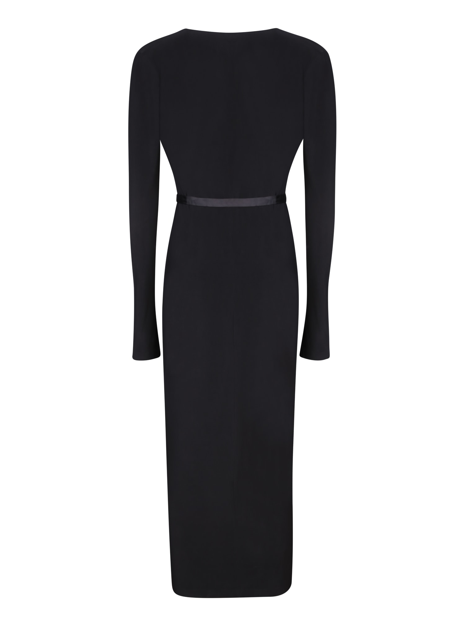 Shop Norma Kamali Gown Black Dress