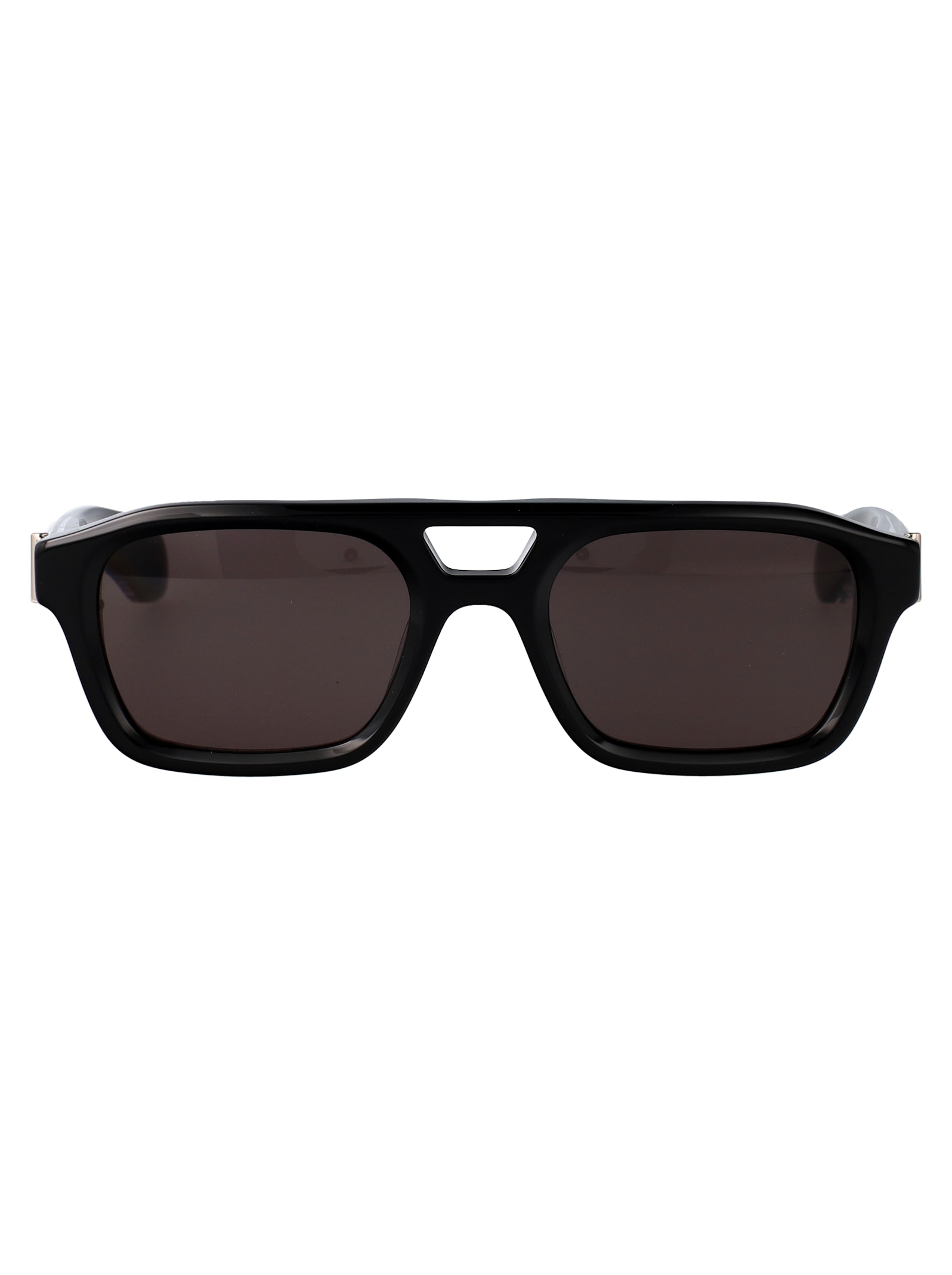 Alexander Mcqueen Alexander Mc Queen Aviator Sunglasses Am0505 S 001 In Black