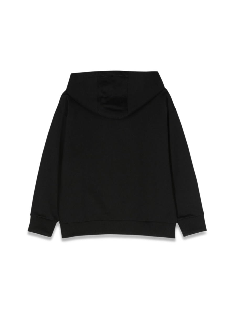Shop Versace Sweatshirt Fleece Very  Embroidery In Black