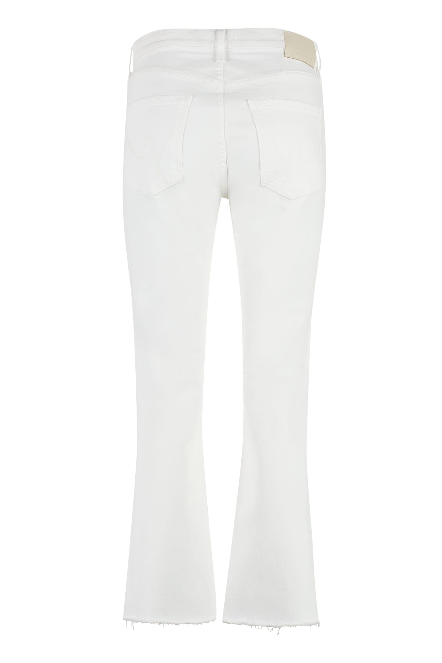 Shop Citizens Of Humanity Cropped Jeans In White