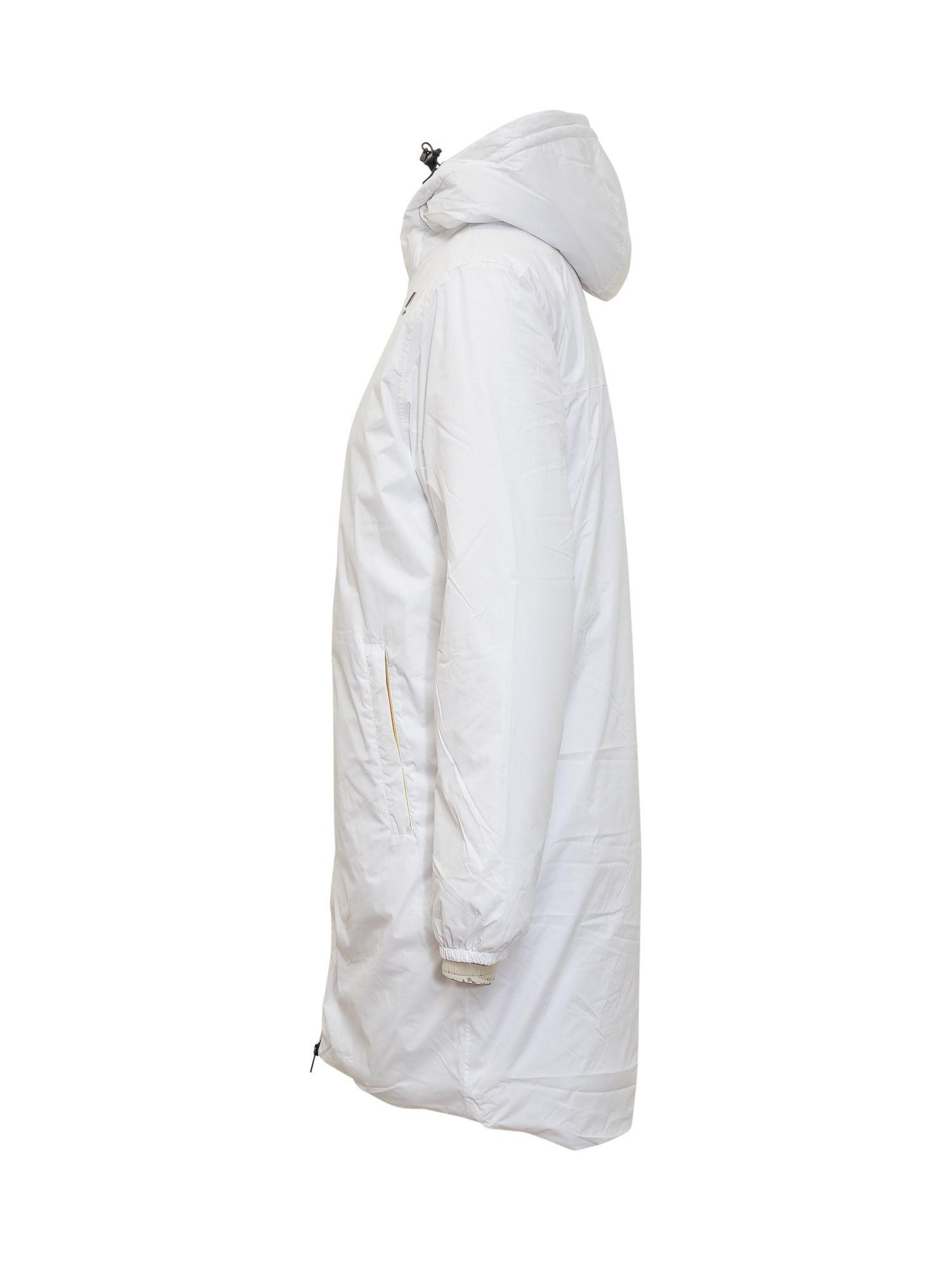 Shop K-way Le Vrai 3.0 Eiffel Down Jacket In White