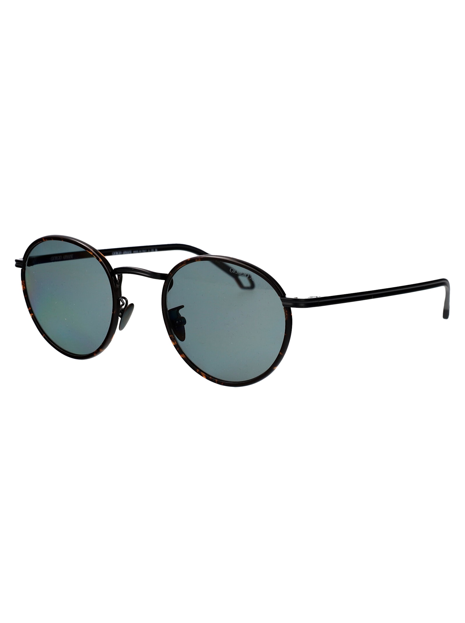 Shop Giorgio Armani 0ar6163j Sunglasses In Matte Black