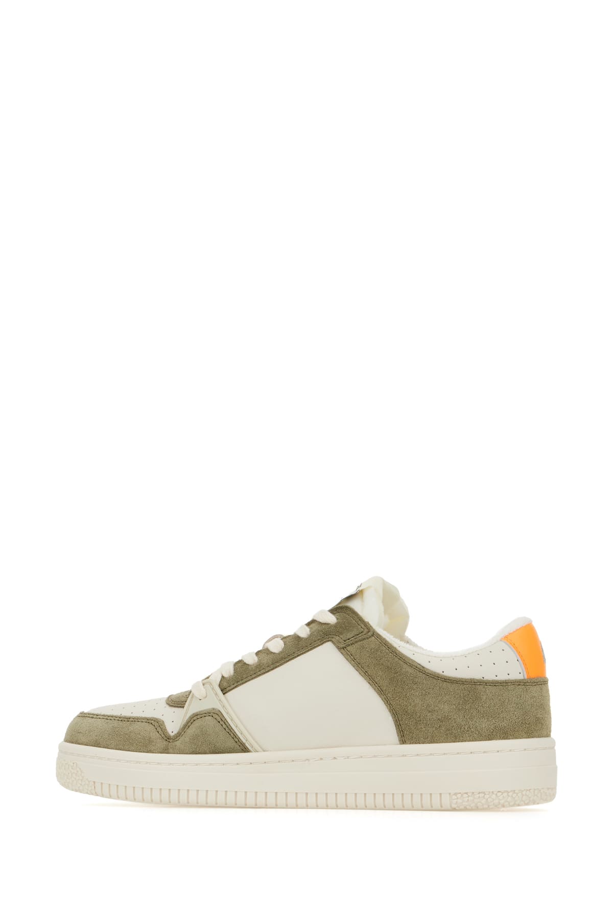 Philippe Model Multicolor Leather And Suede Sneakers In White
