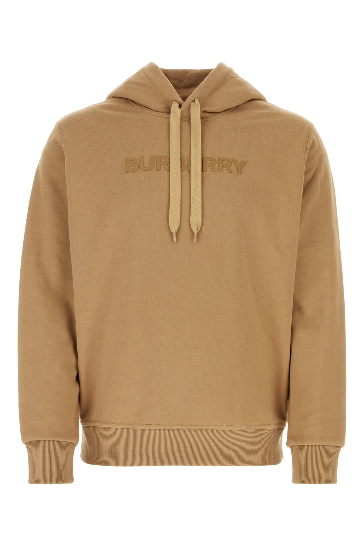 Shop Burberry Biscuit Cotton Sweatshirt In Camel