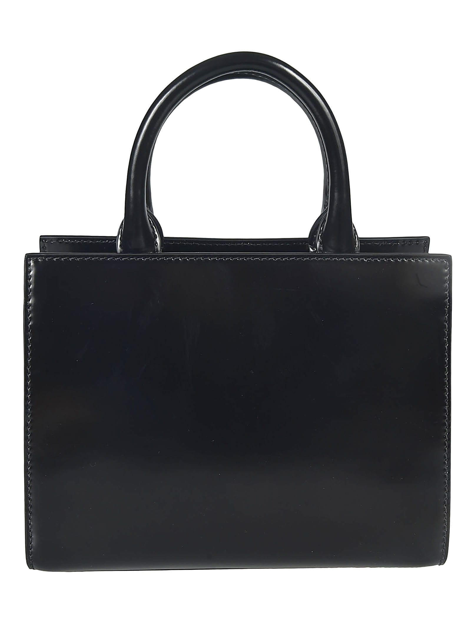 Shop Bally Palace Tote In Black/gold
