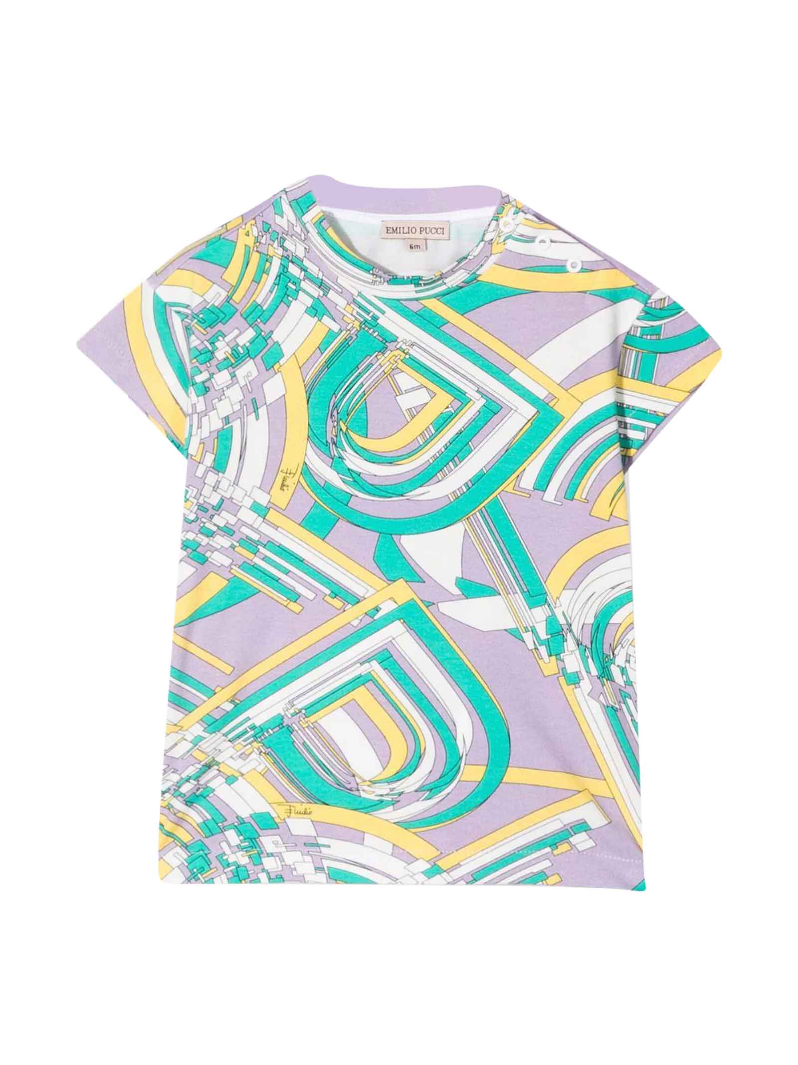 Emilio Pucci Multicolor T-shirt Baby Girl