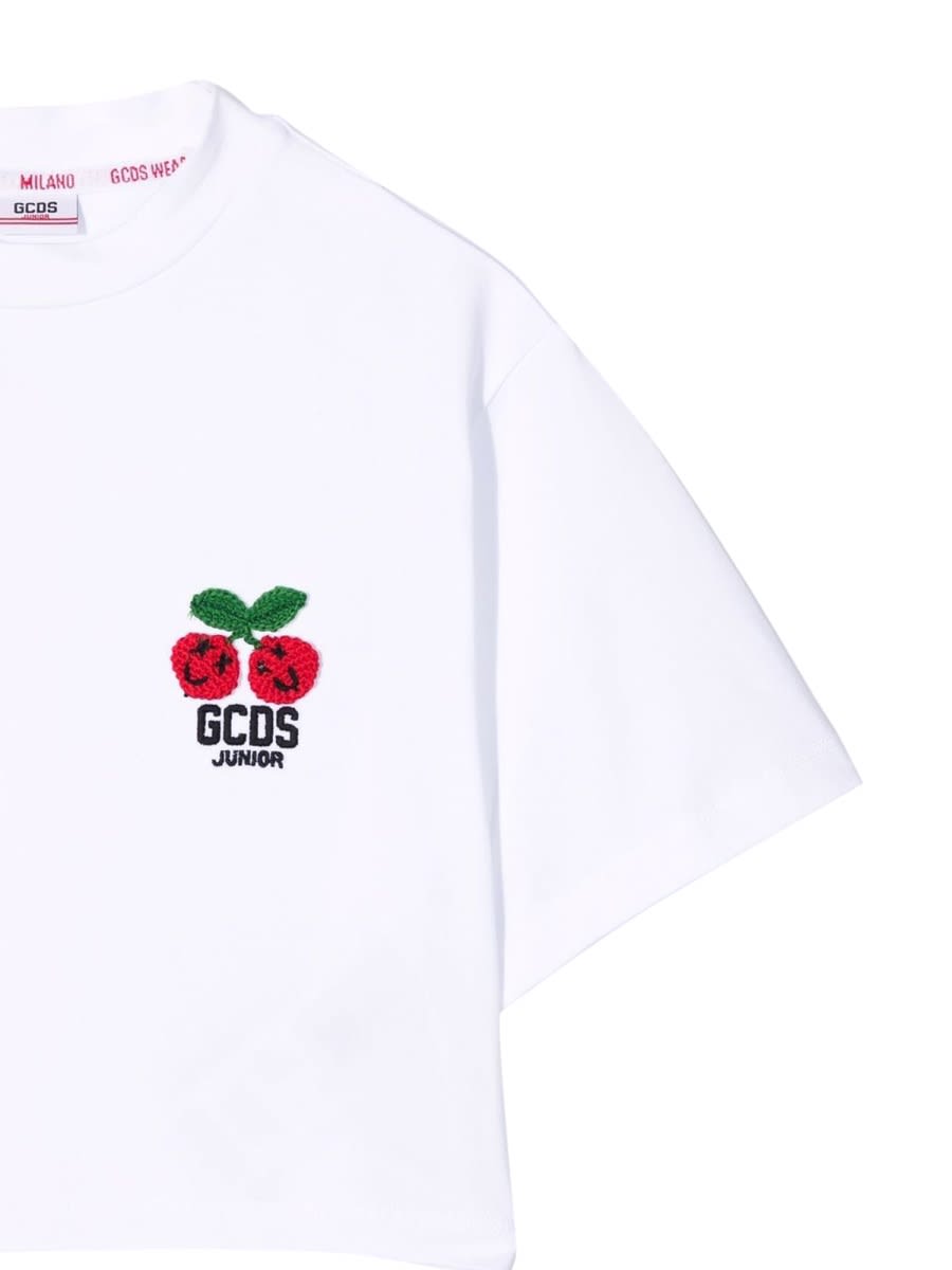 Shop Gcds Mini T Shirt In White