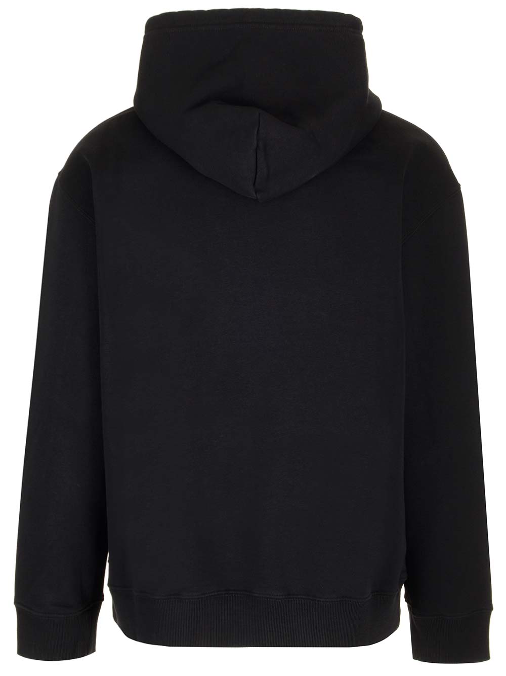 Shop Mm6 Maison Margiela Hooded Sweatshirt In Black