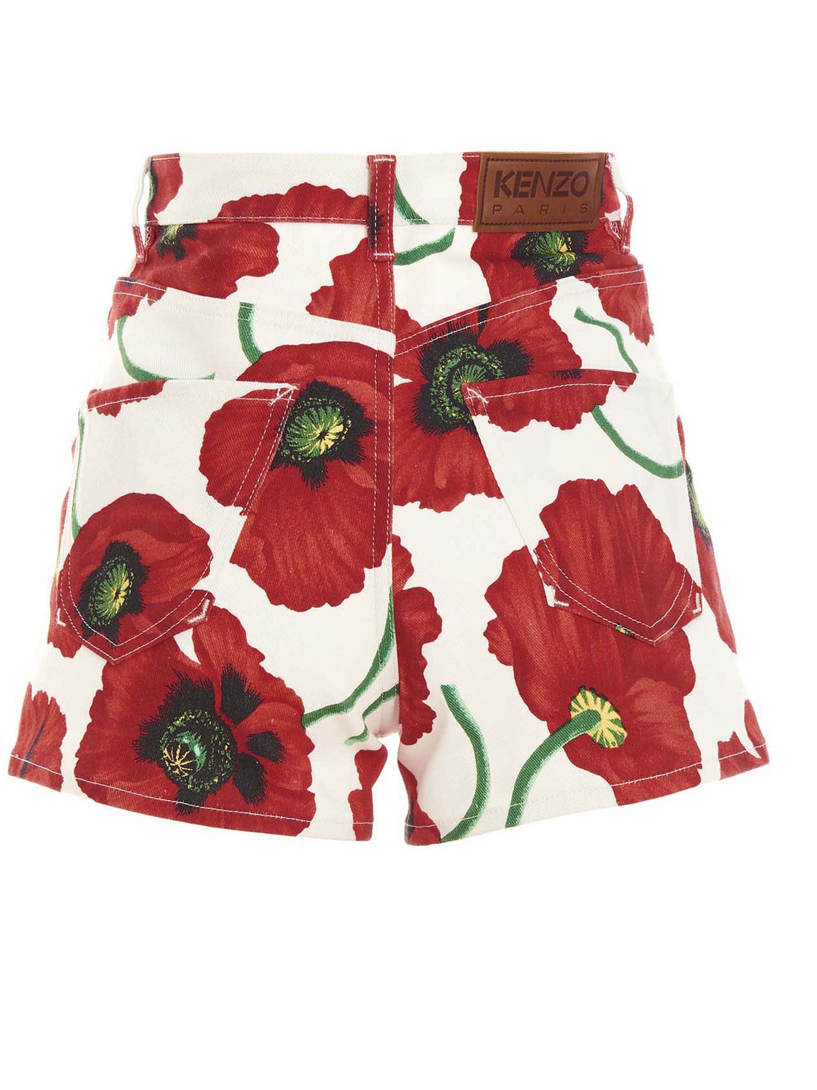 KENZO 'KENZO POPPY' FIVE POCKET SHORTS | www.vivendum.es