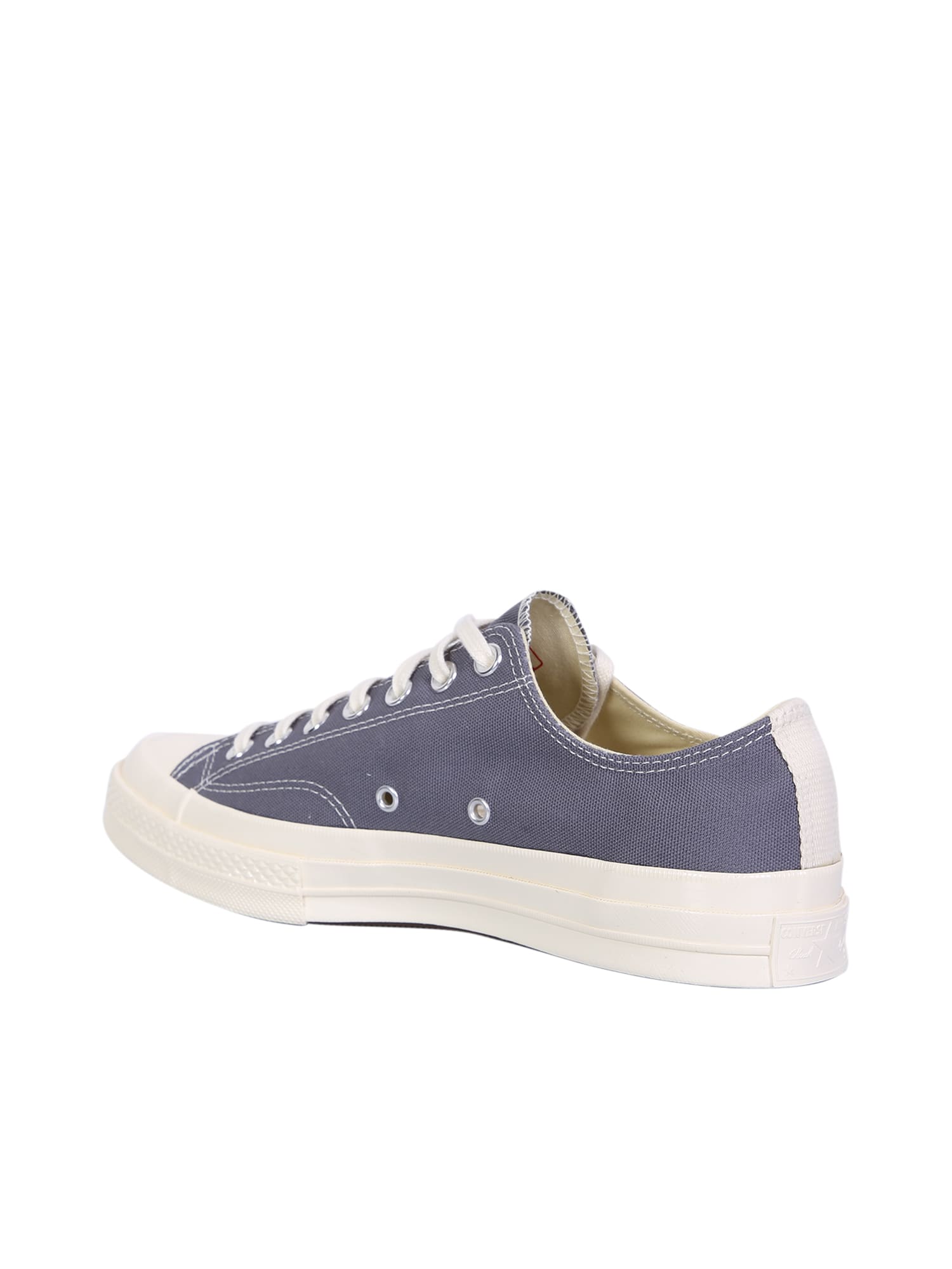 Shop Comme Des Garçons Play Converse Chuck Taylor Sneakers In Grey