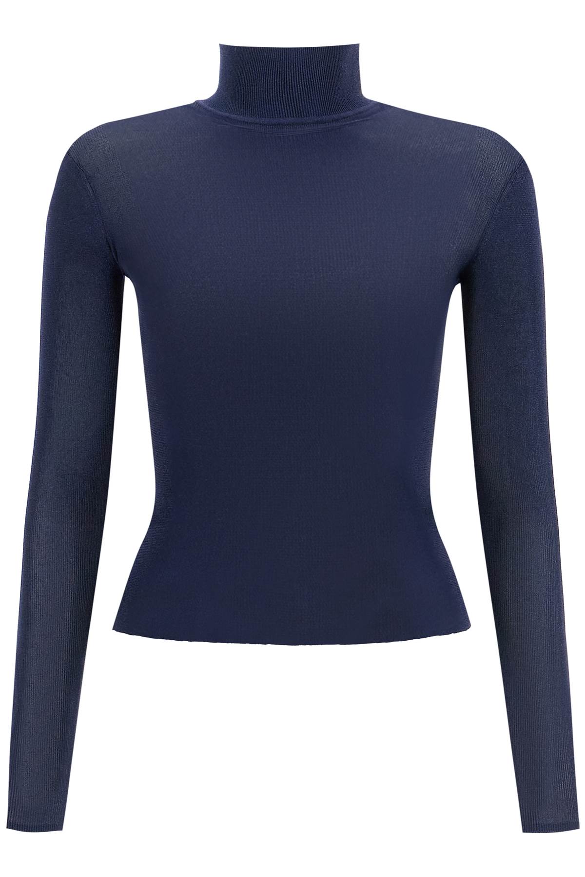 Navy Viscose Knit Top