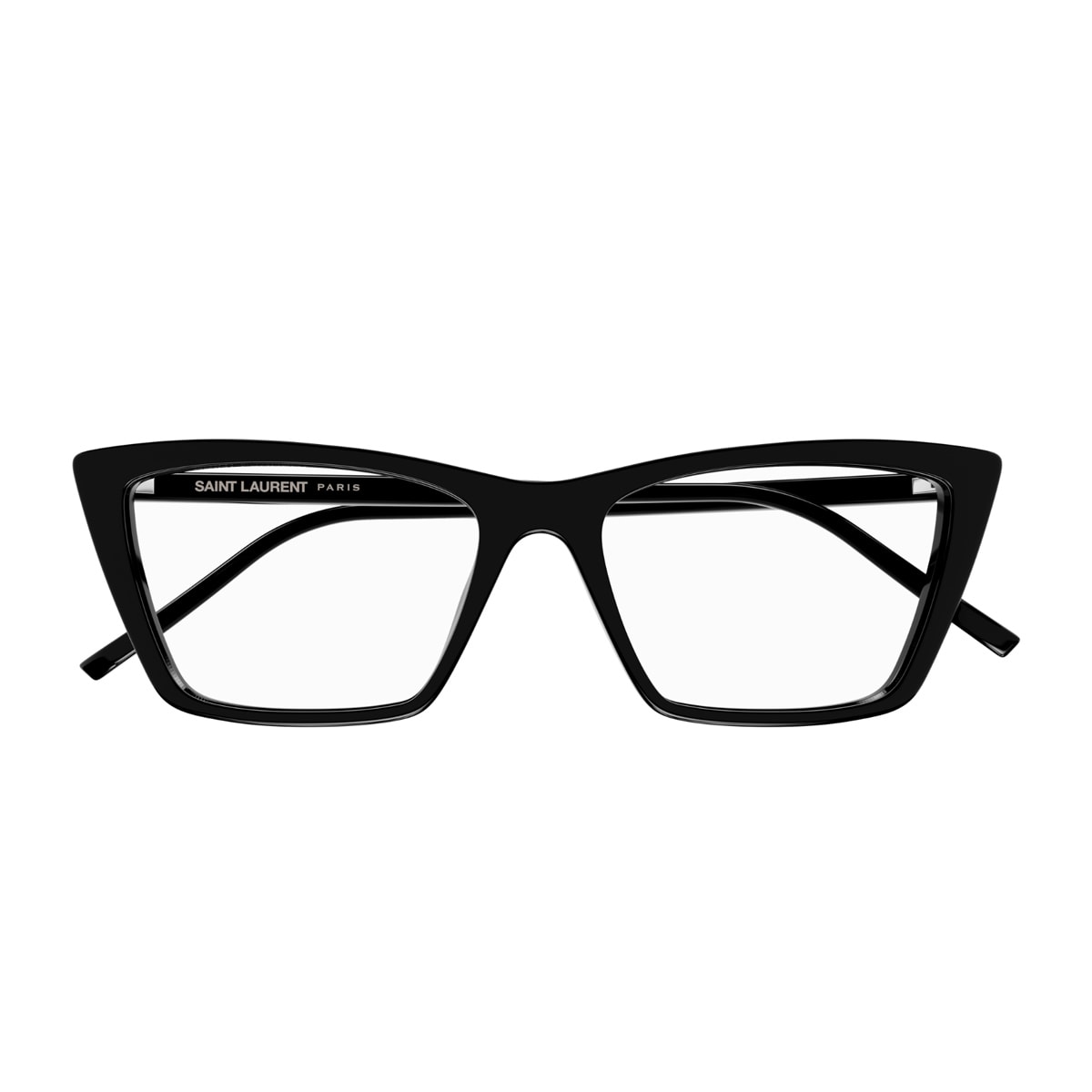 Saint Laurent Sl 737 Mica Thin Opt Linea Sl Logo Eyeglasses In Black