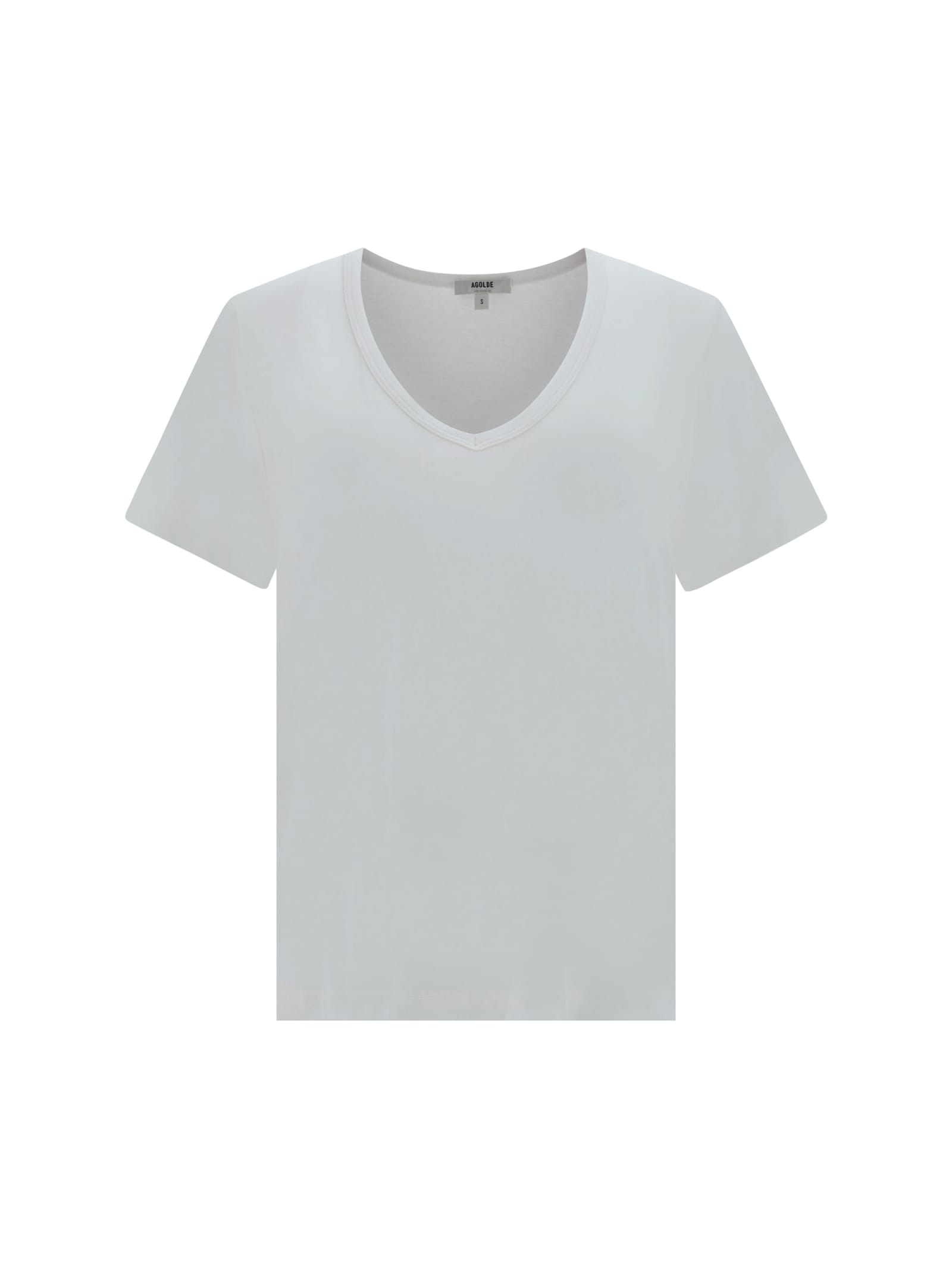 Shop Agolde Cameron T-shirt In Wht White