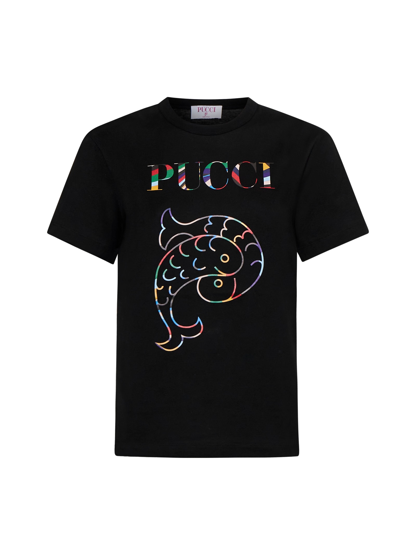 Shop Pucci T-shirt In Black