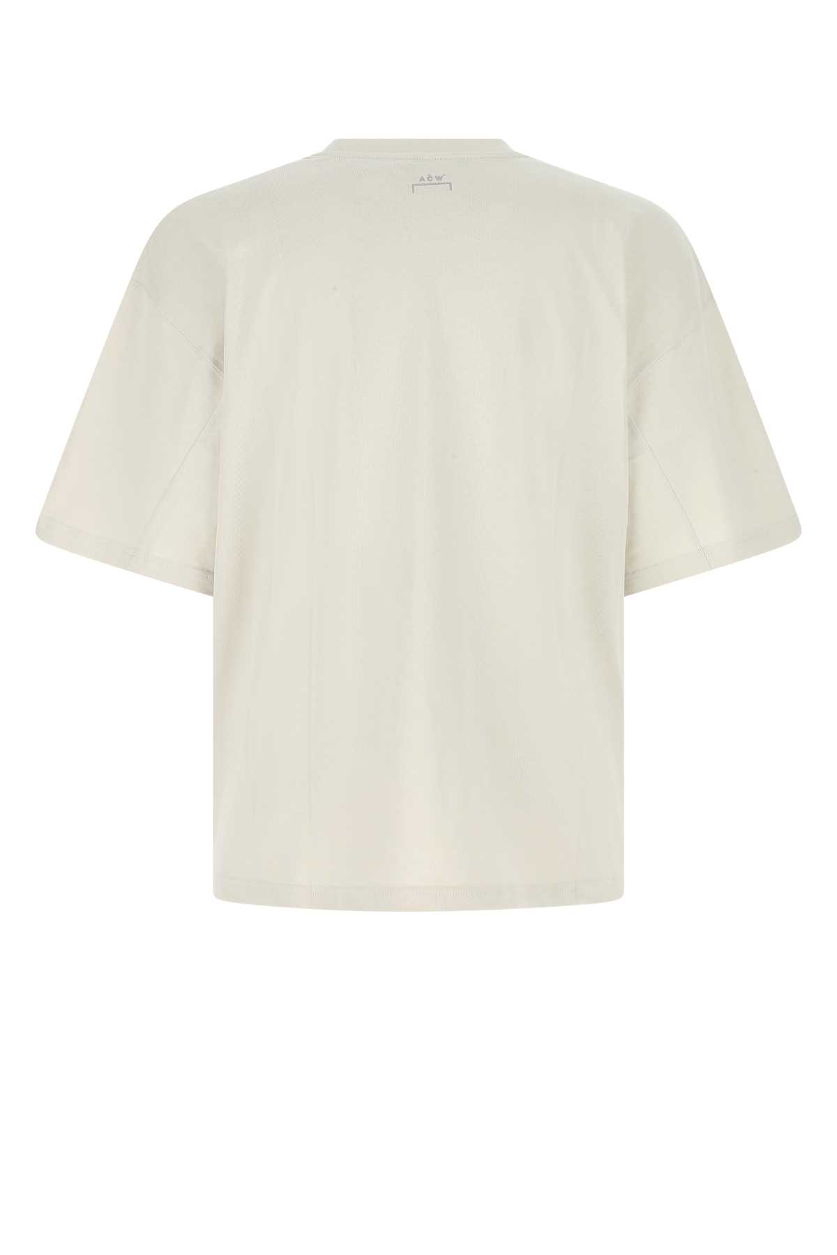 A-cold-wall* Beige Cotton Oversize T-shirt In Bone