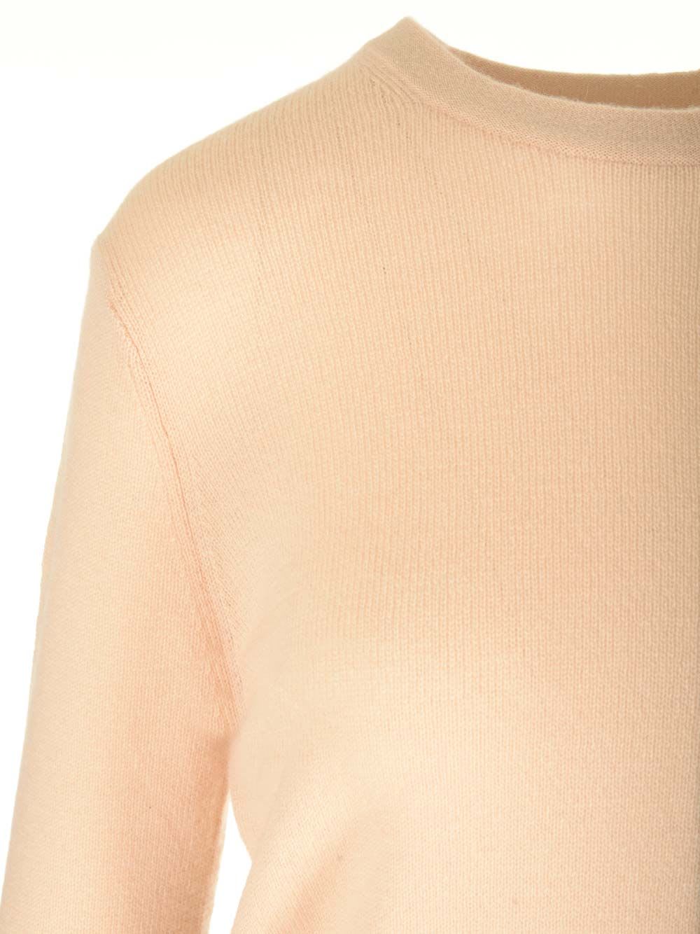 Shop Forte Forte Cashmere Wool Gauze Sweater In Rose