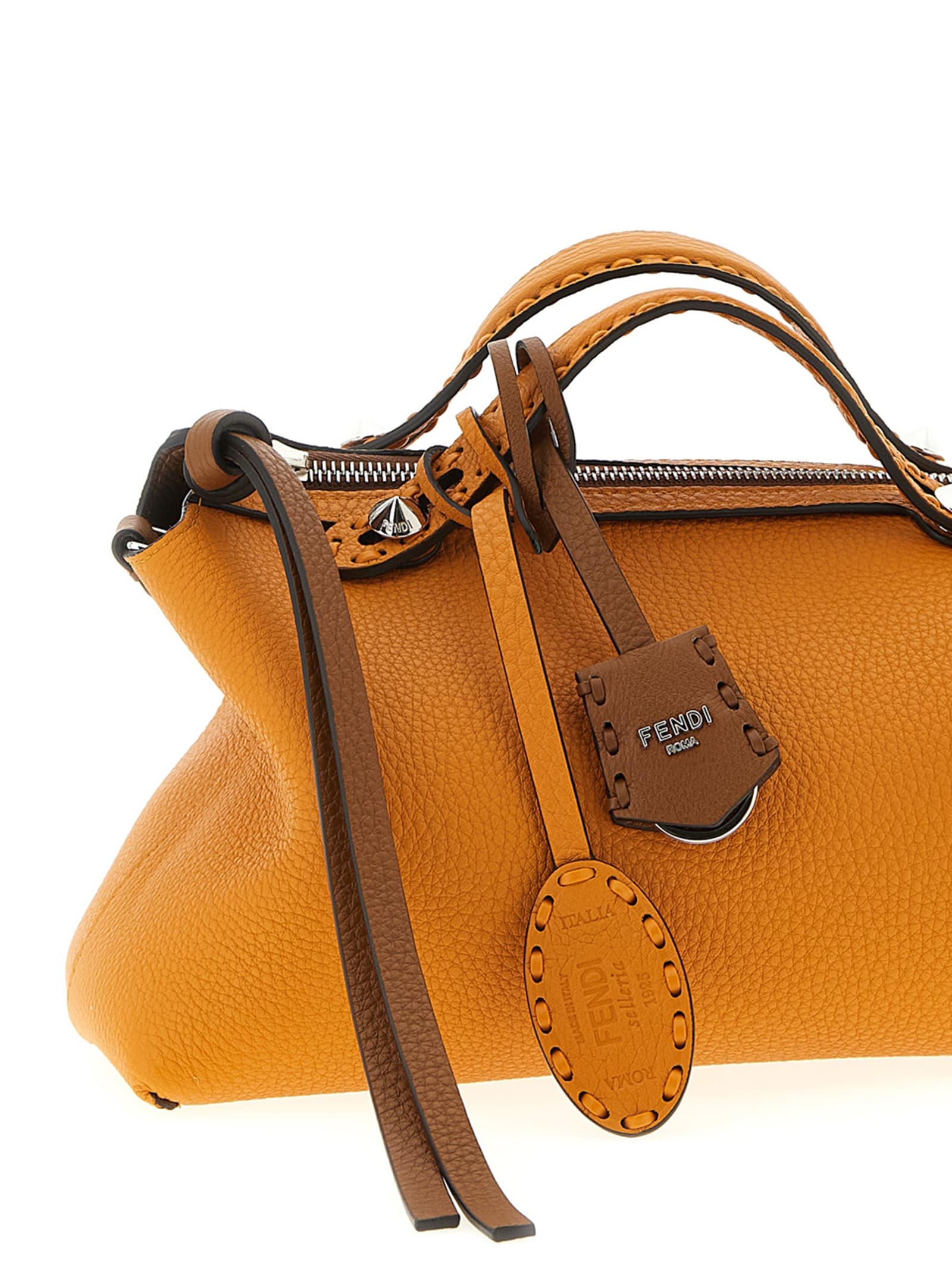 Fendi By The Way Selleria Medium Handbag In Brown