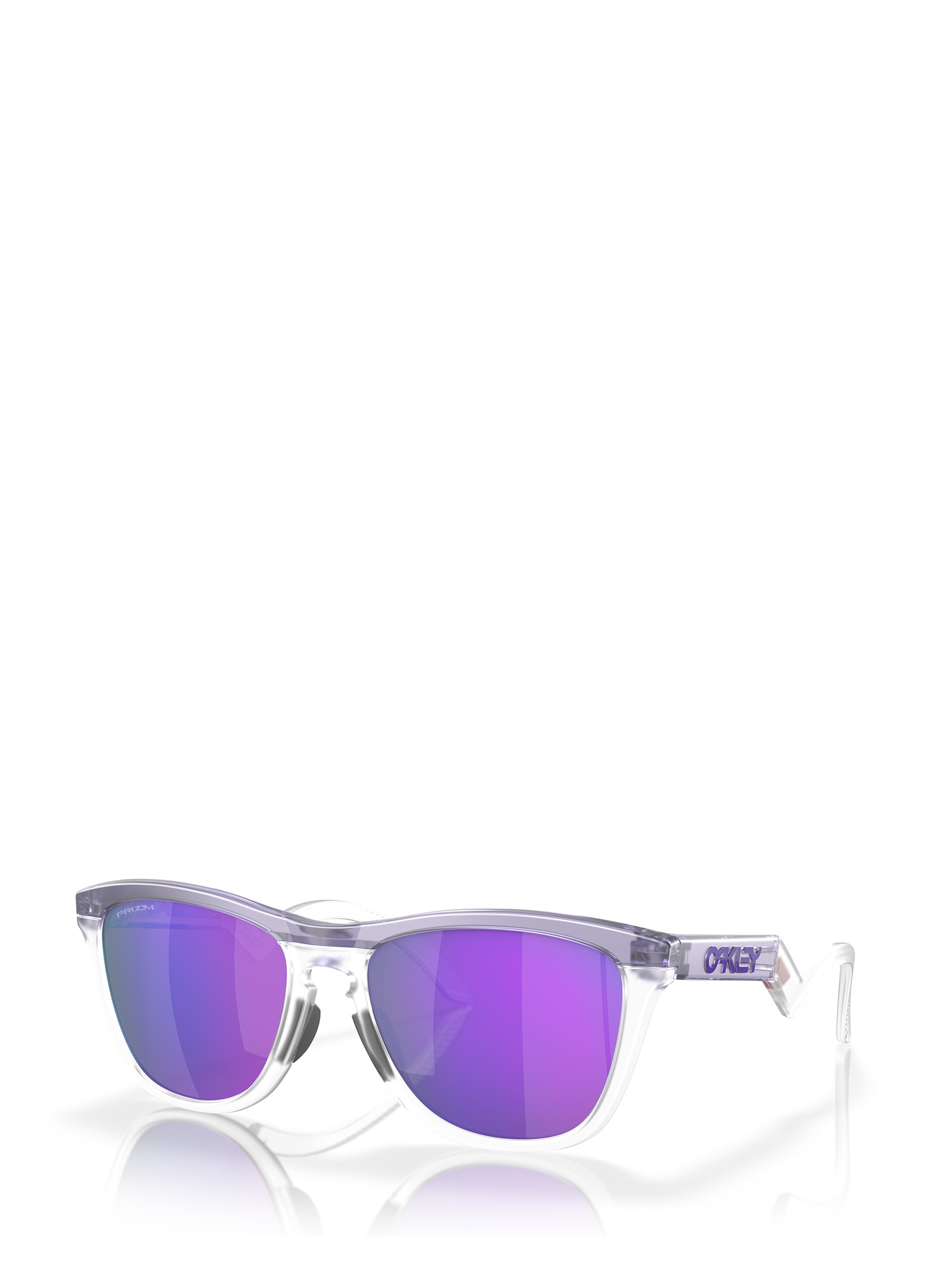 Shop Oakley Oo9289 Matte Lilac / Prizm Clear Sunglasses In 928901