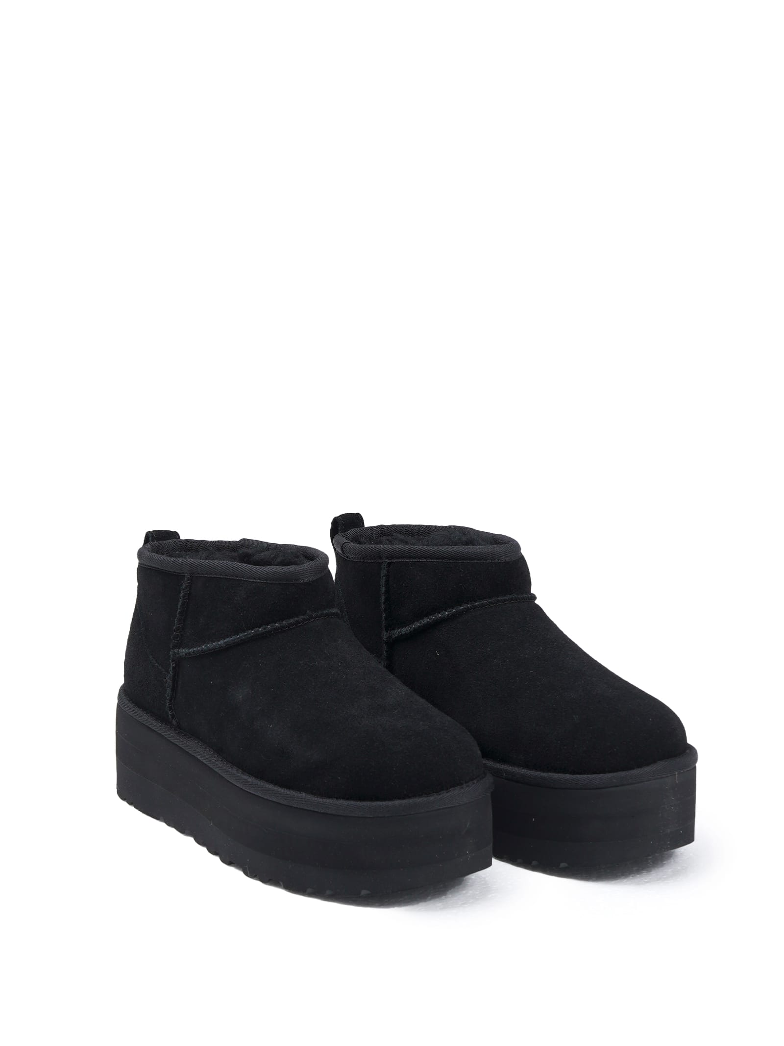 Ugg W Classic Ultra Mini Platform In Black