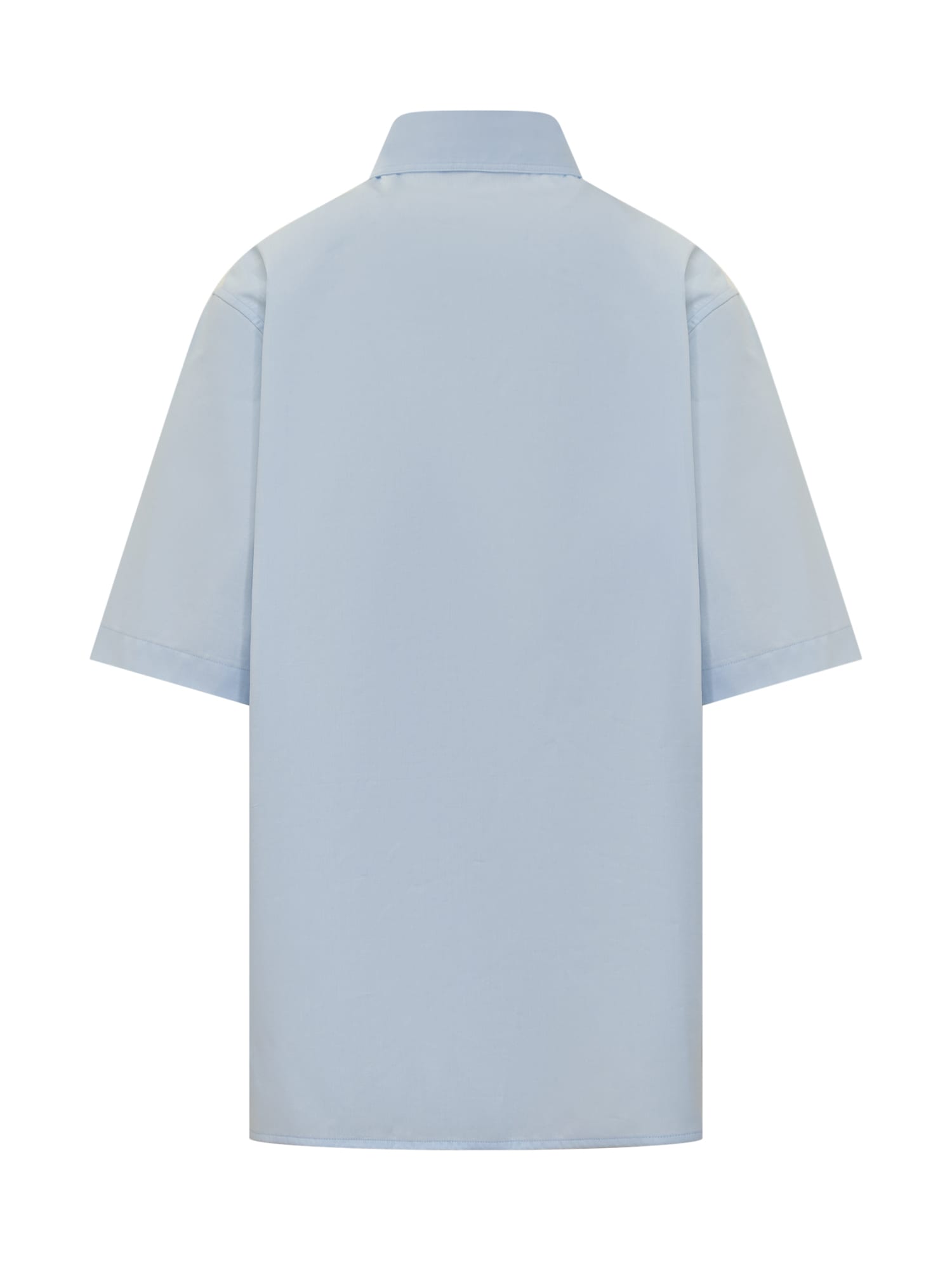 Shop Darkpark Shirt With Logo In Clear Blue