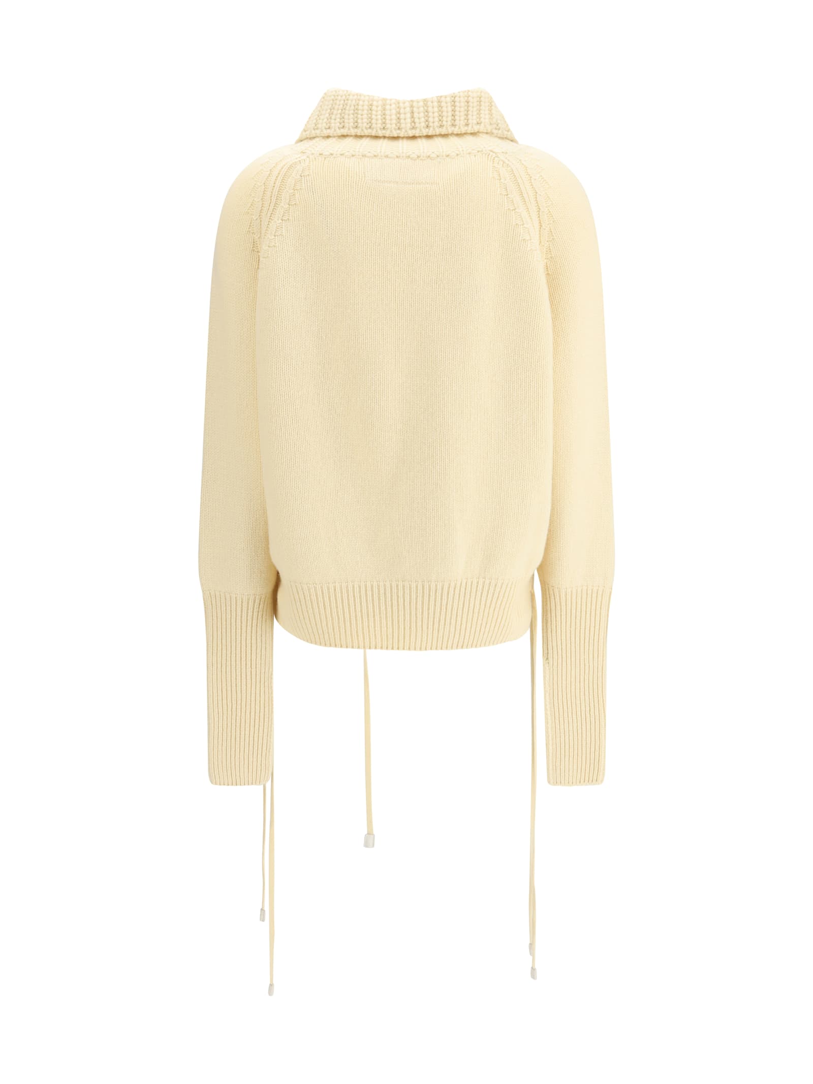 Ermanno Scervino Pure Cashmere Sweater In Neutral