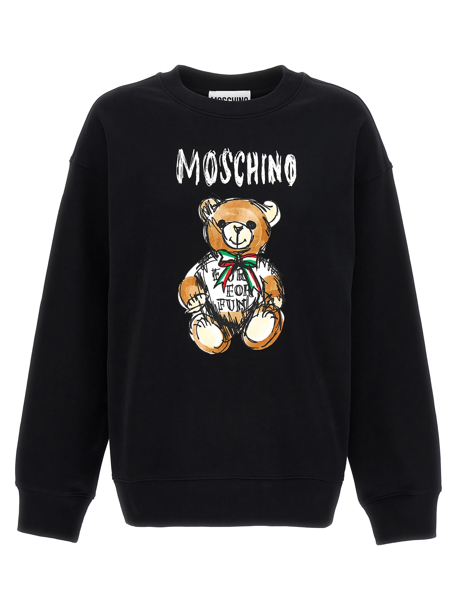 Moschino Teddy Bear Sweatshirt In Multi