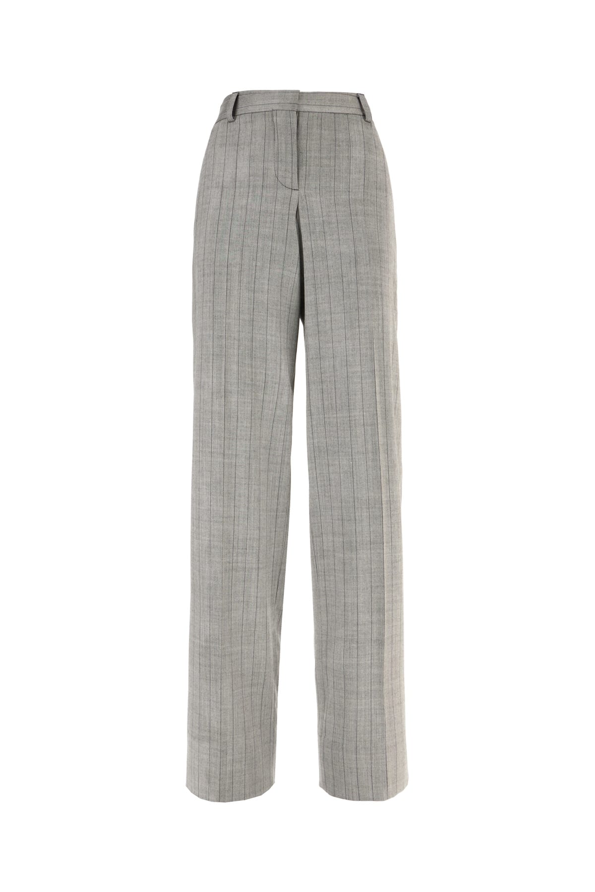 Stella Mccartney Embroidered Stretch Wool Pants In Multi