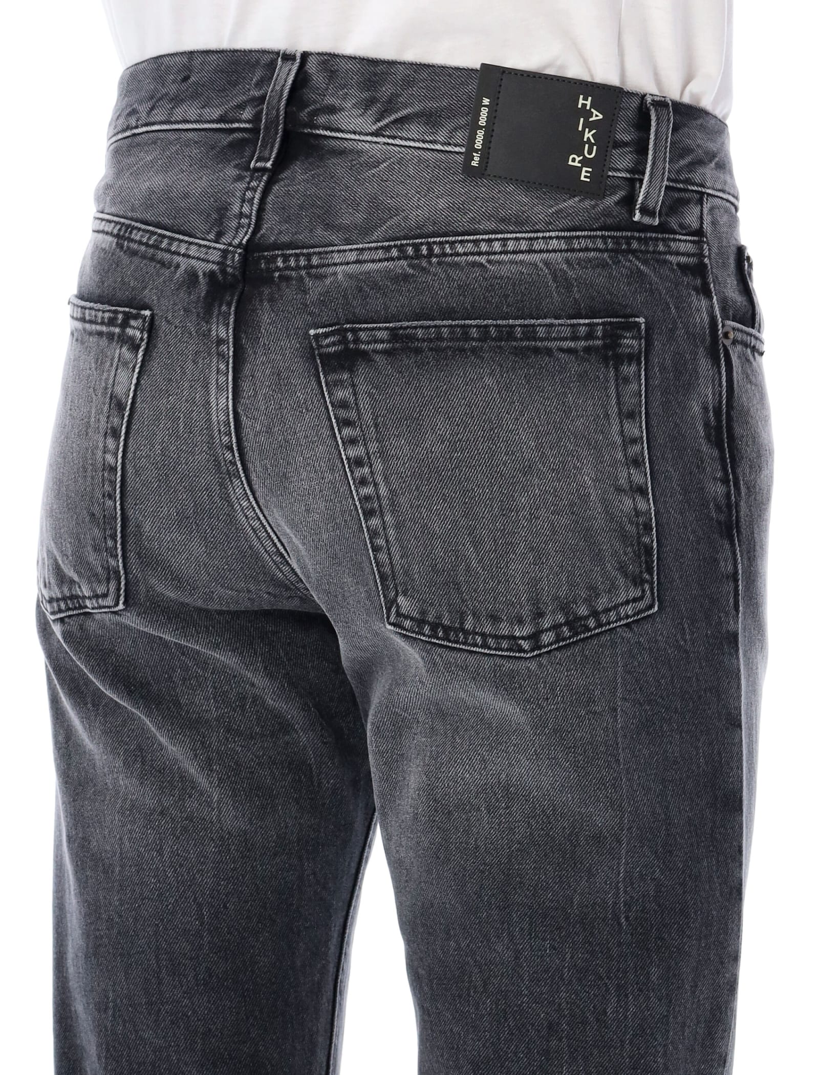 Shop Haikure Tokyo Slim Jeans In Wash Black