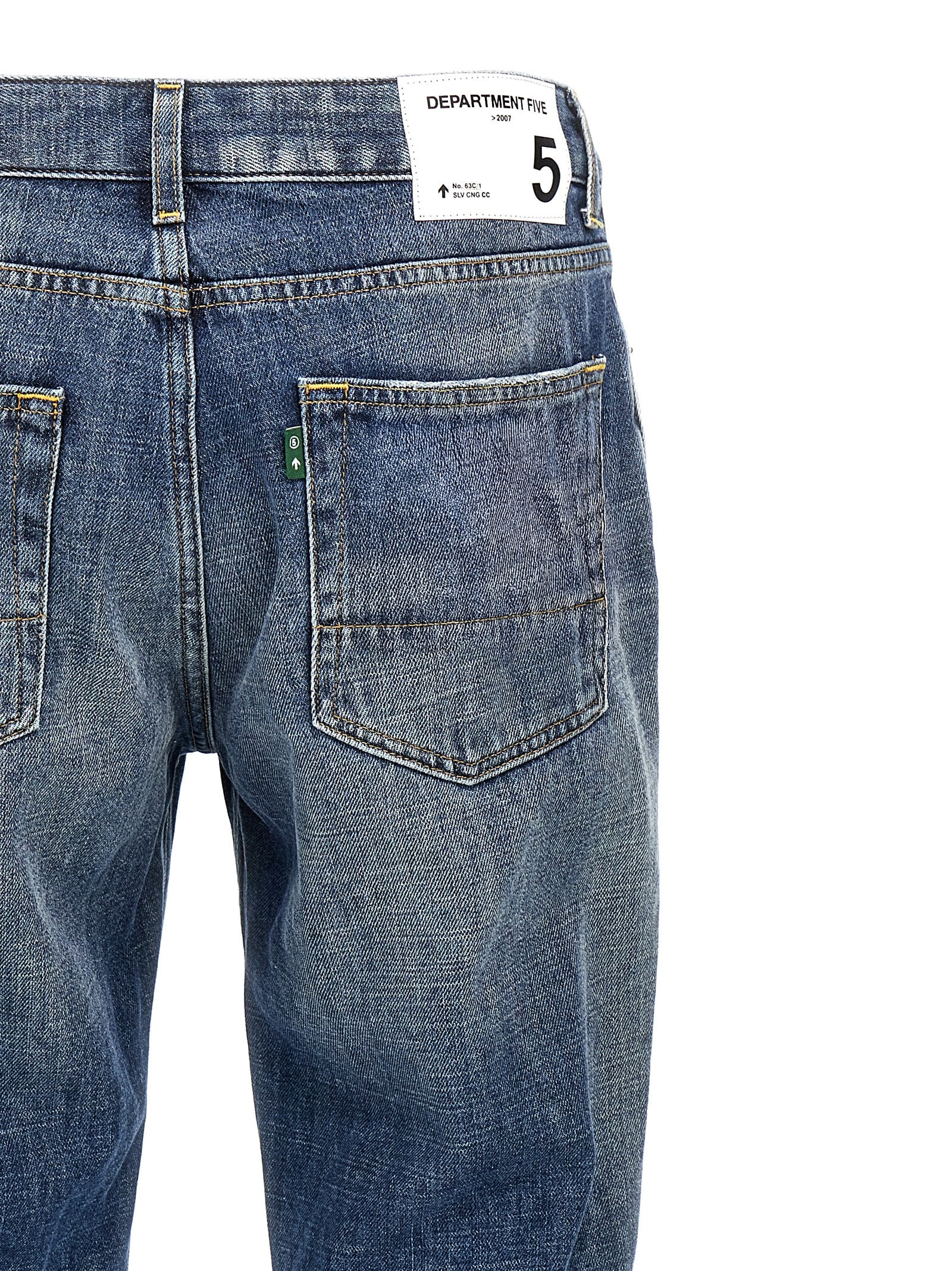Department Five Department 5 Man Jeans Blue Size 34 Cotton, Elastane In Blue