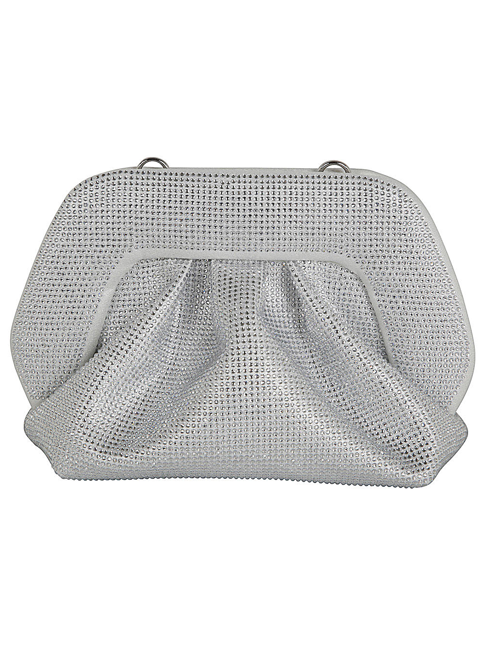 Themoirè Gea Strass Bag In Silver