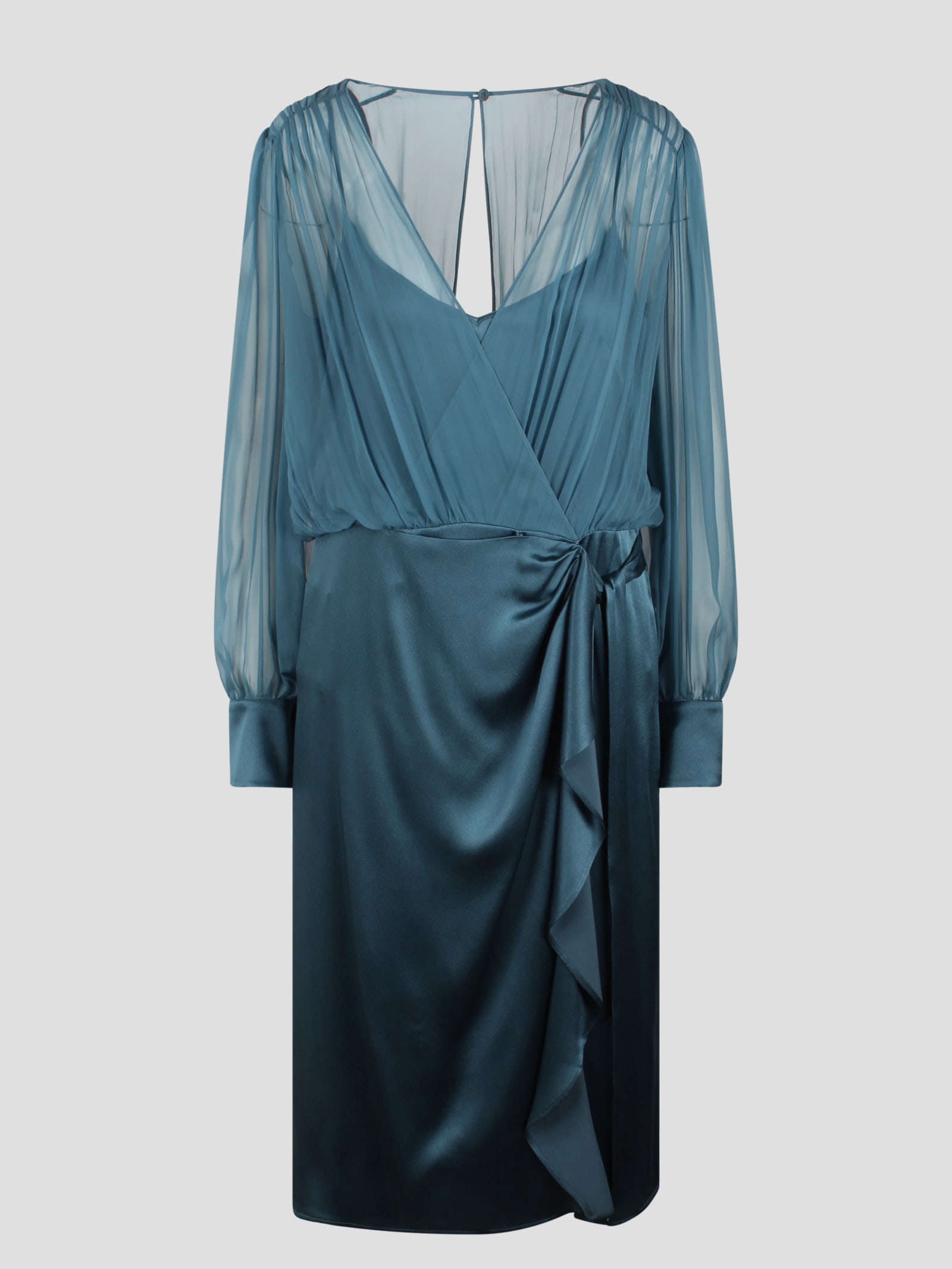 Silk Wrap Dress