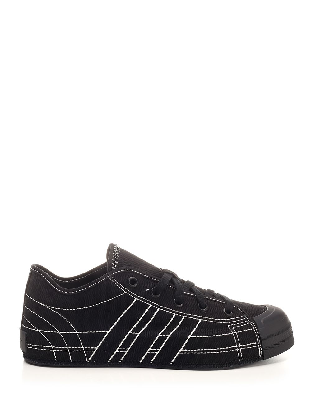 Shop Y-3 Sneakers  Yohji Court Tn Lo In Black