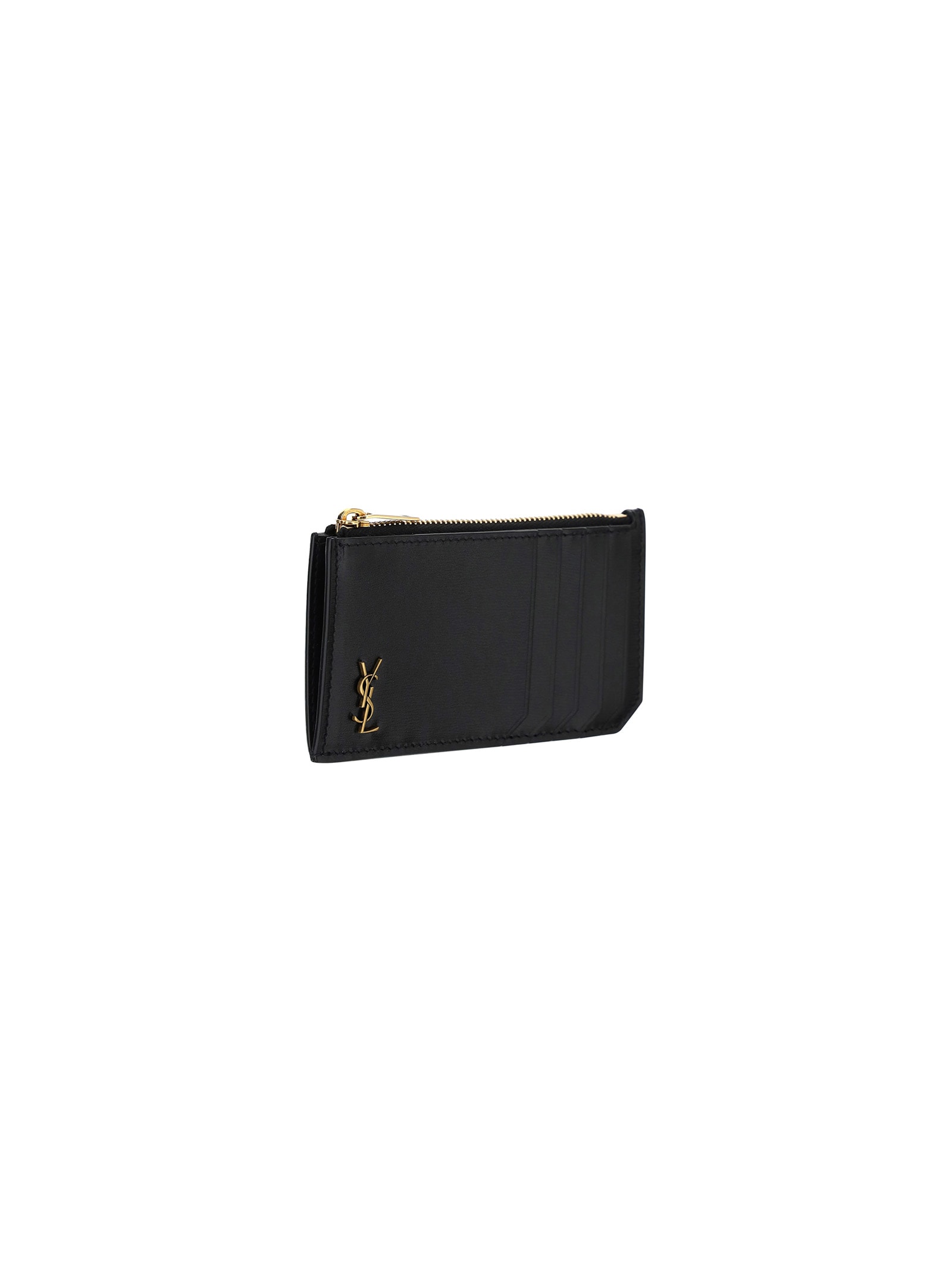 Saint Laurent Card Holder In Black