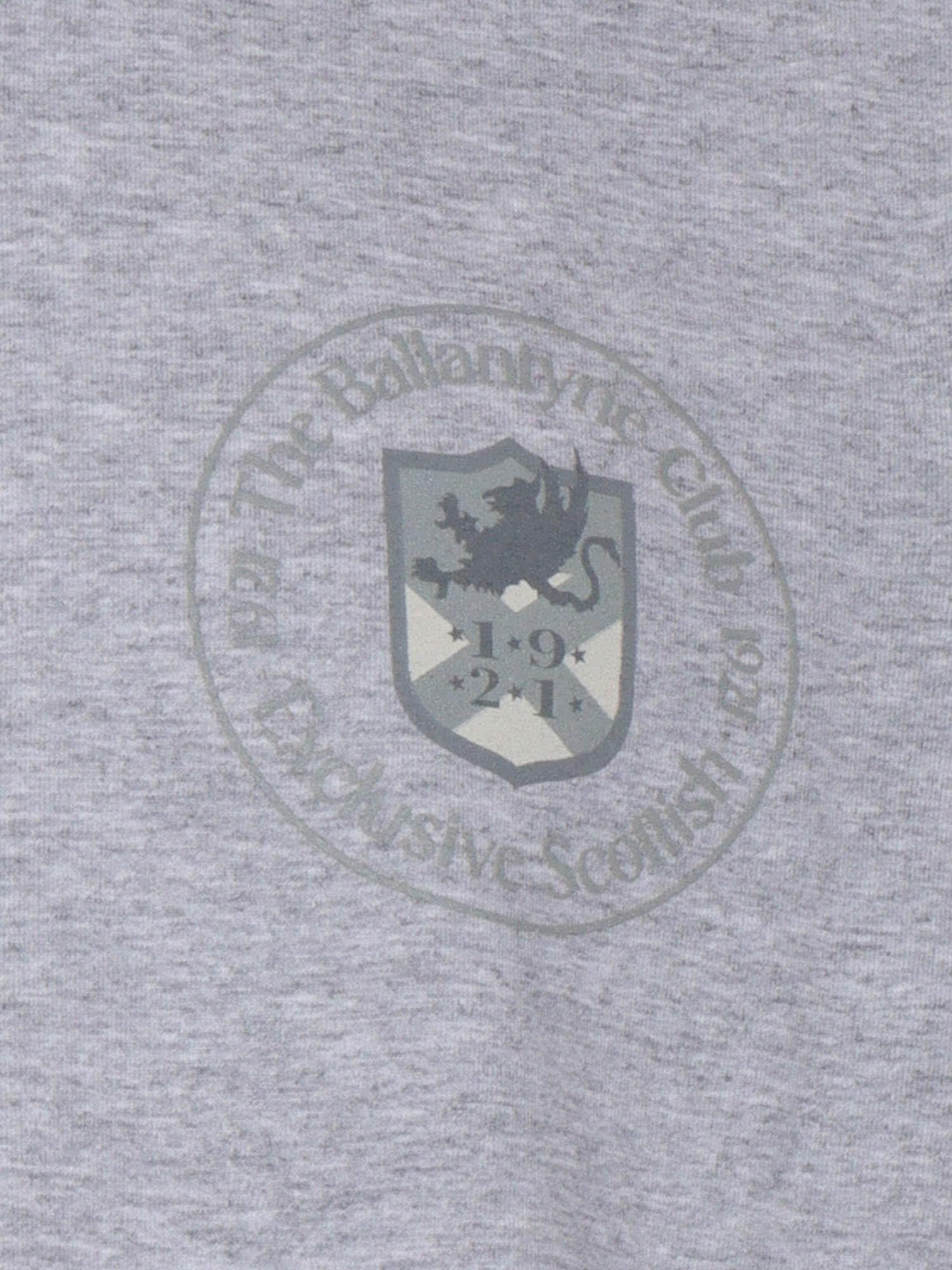 Ballantyne Gray T-shirt With Logo In Grey